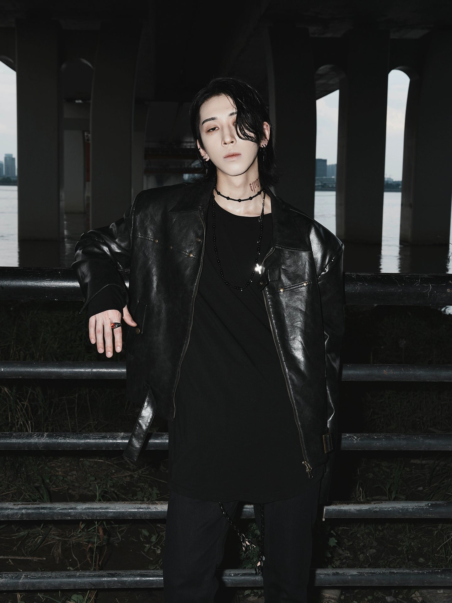 Raven Edge Moto Leather Jacket