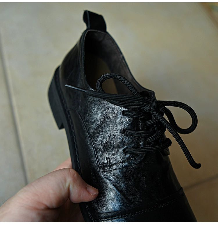 Obsidian Square Oxford Shoes