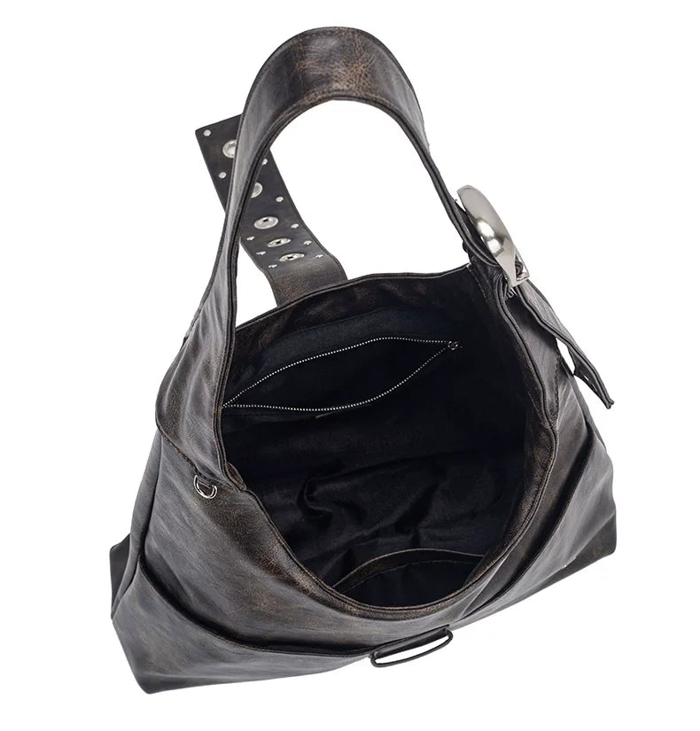 Rust Rivet Harness Hobo