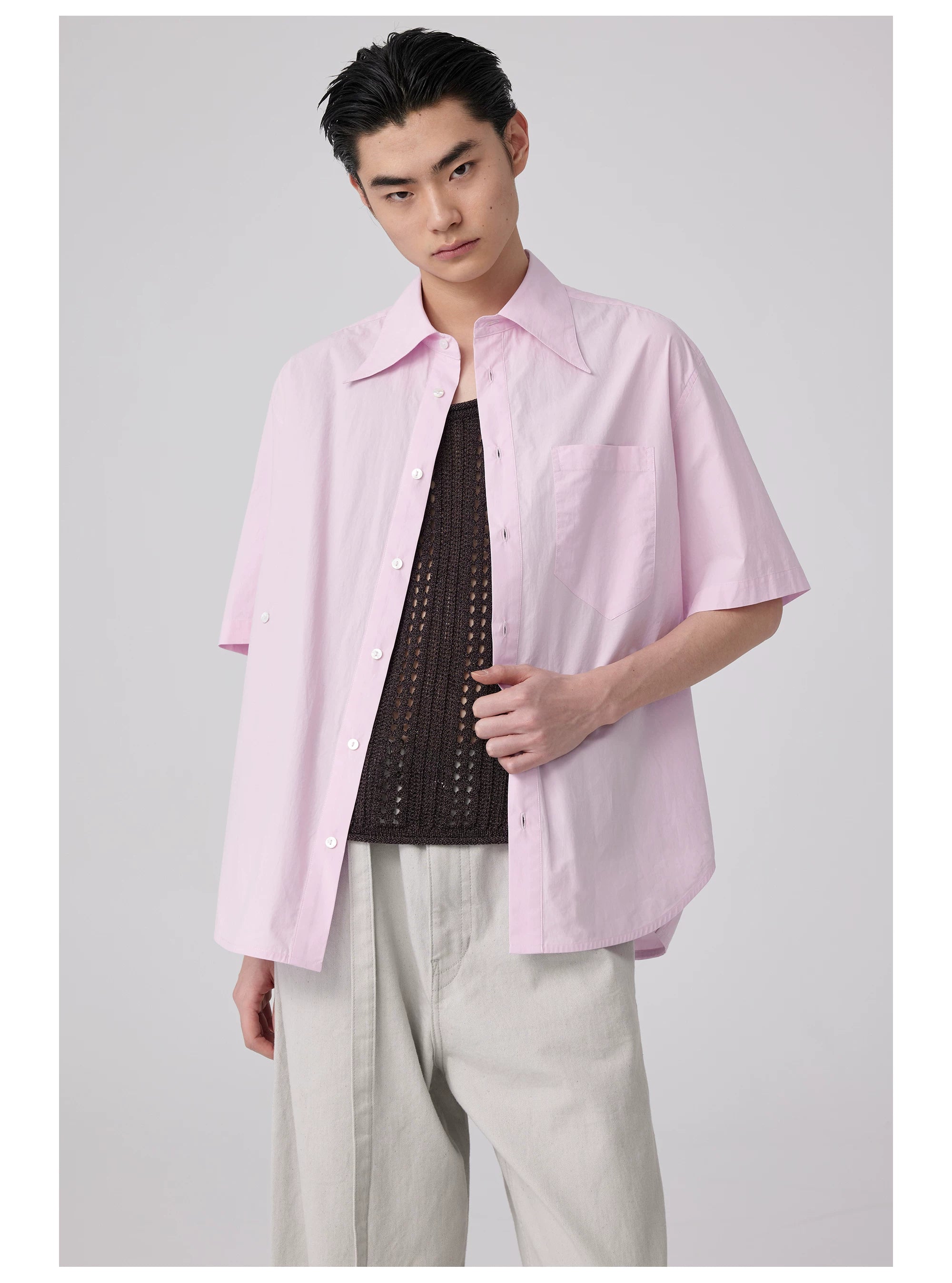 Skydrift Boxy Poplin Shirt