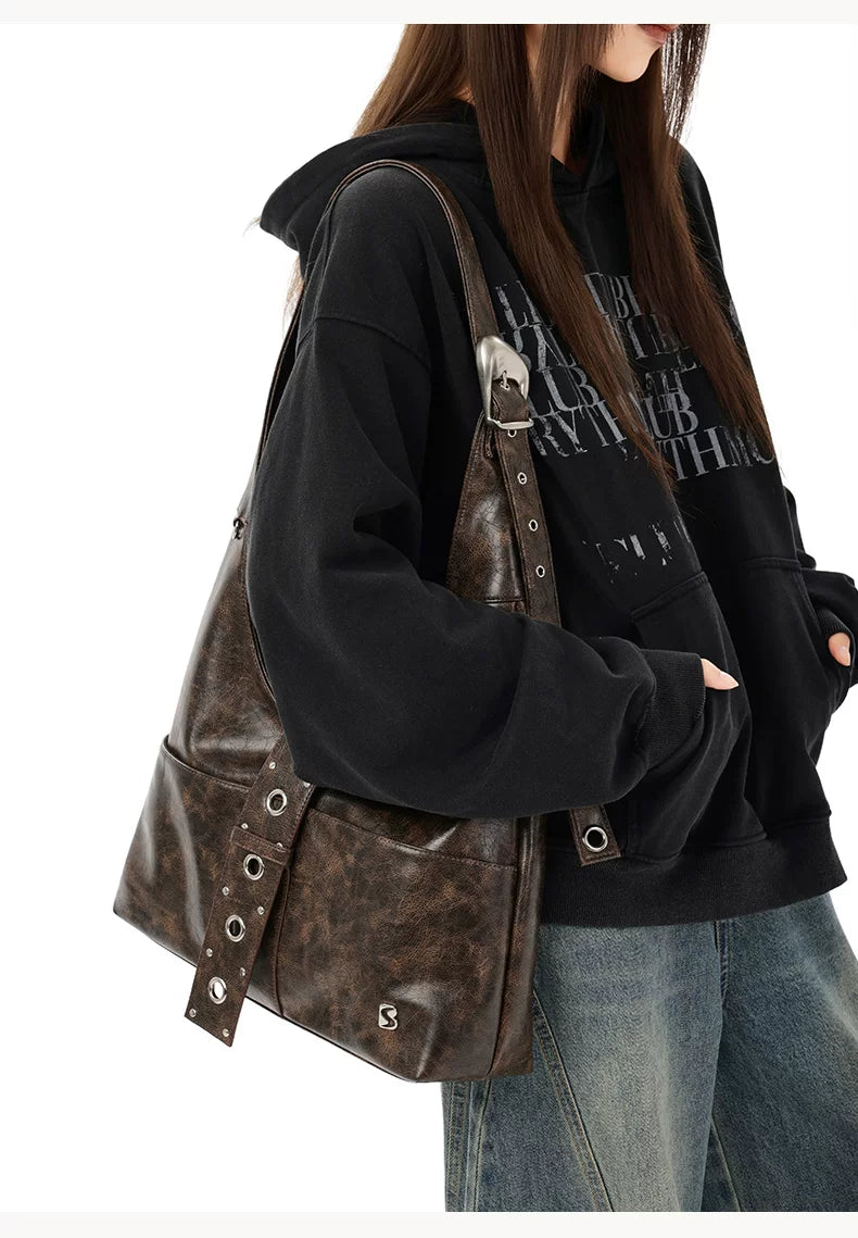 Rust Rivet Harness Hobo