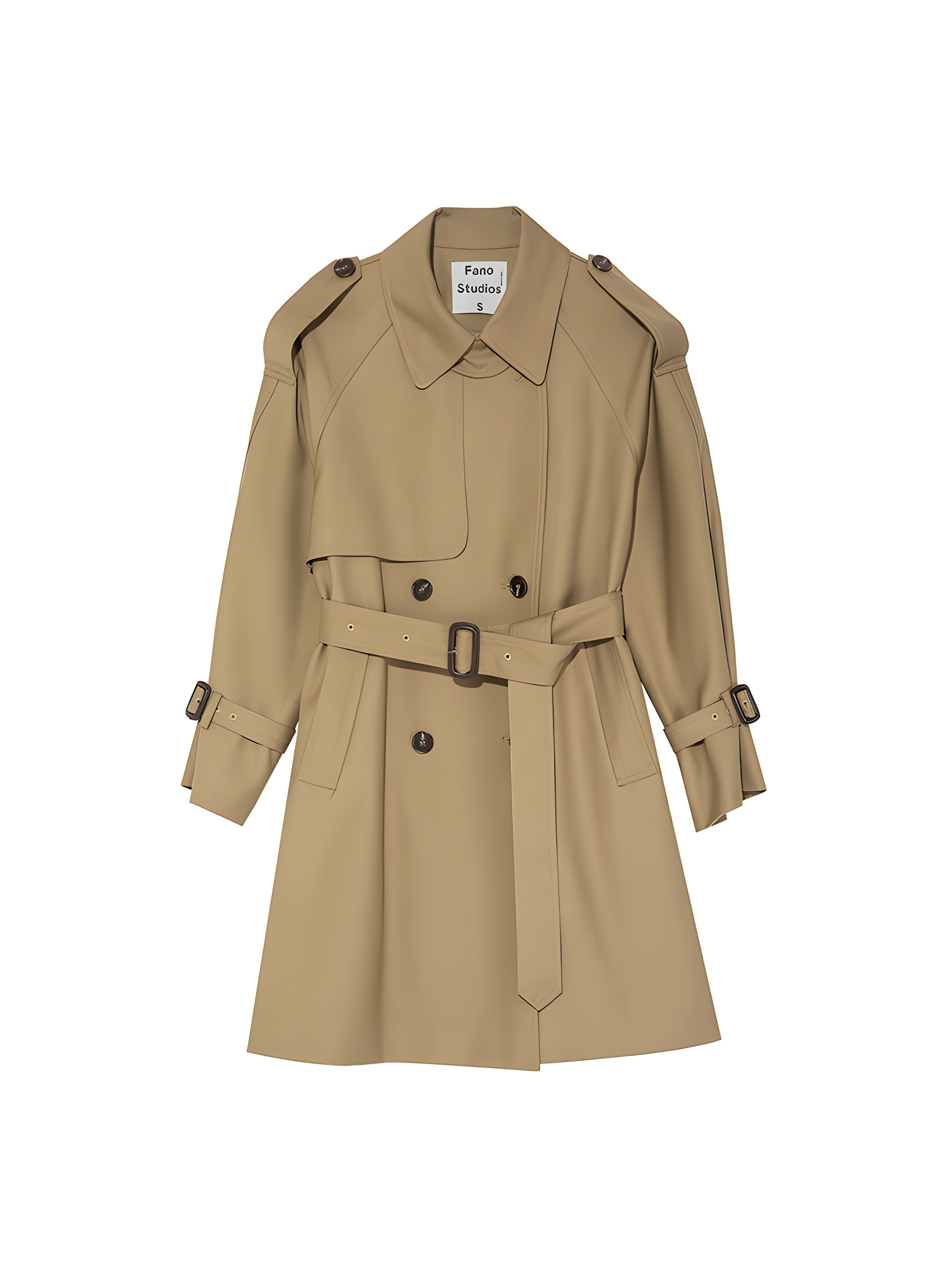 Parisian Autumn: Vintage-Inspired Midi Trench Coat - chiclara