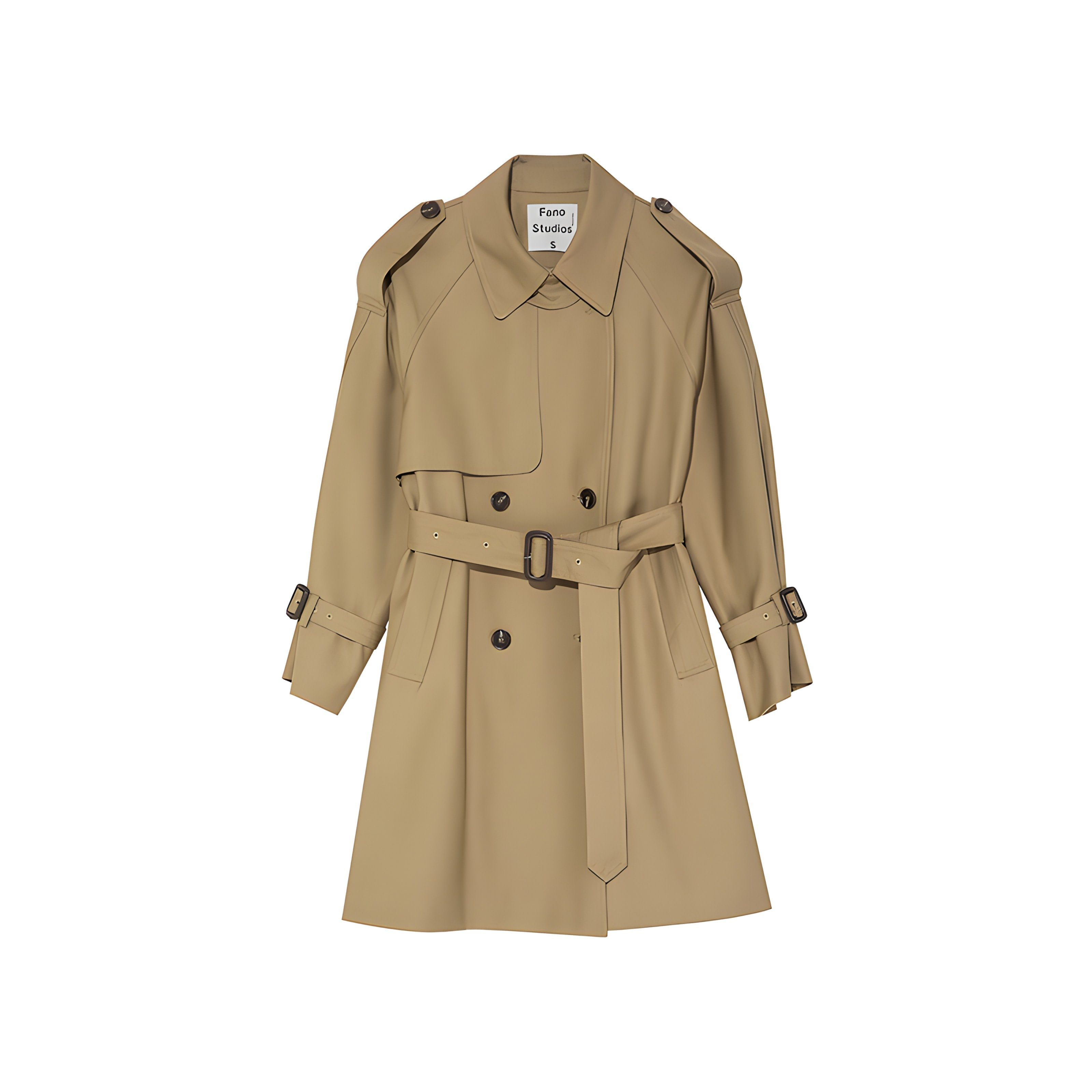 Parisian Autumn: Vintage-Inspired Midi Trench Coat - chiclara