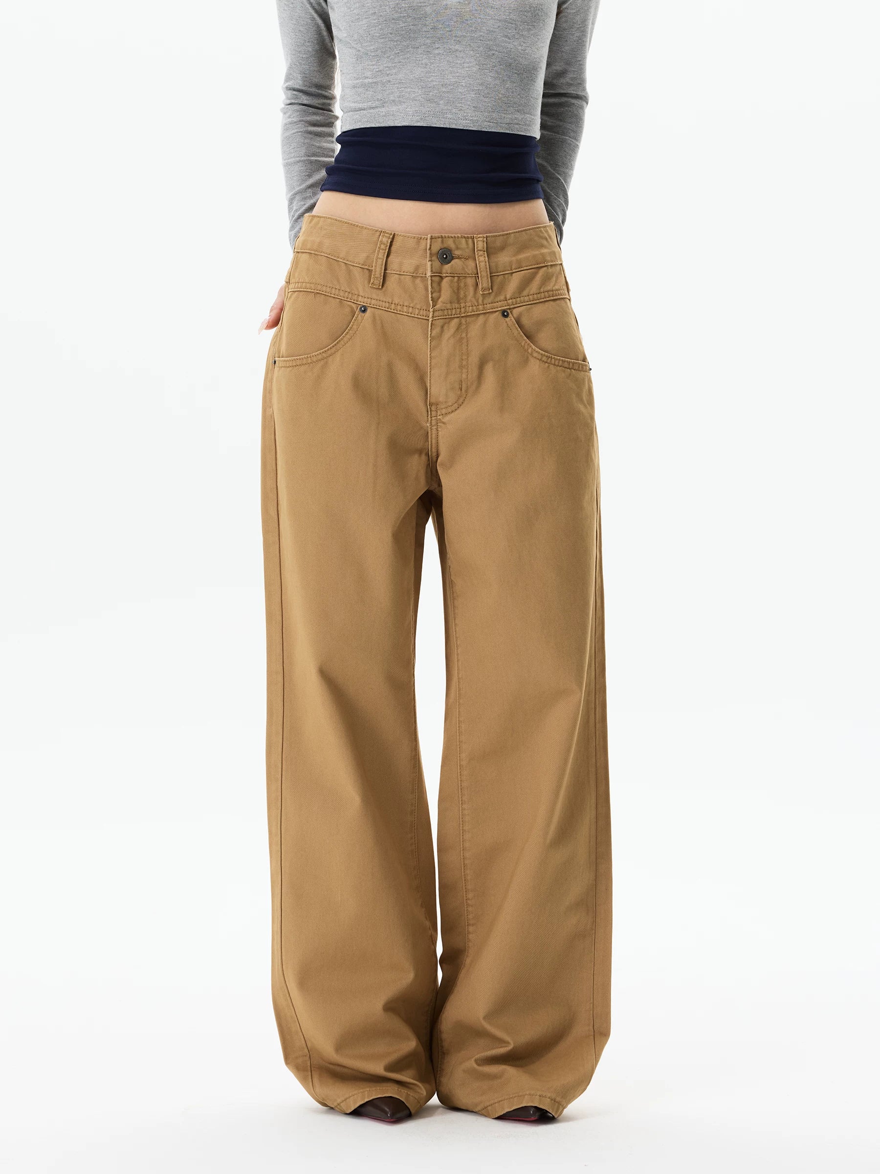 Drape Wide Chino Pants