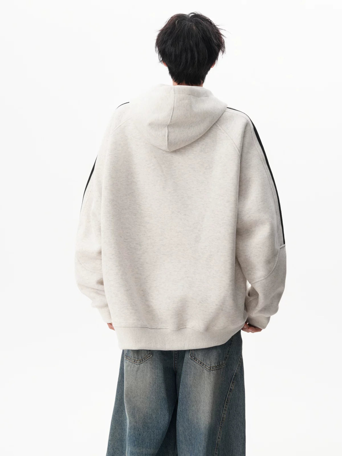Triple Track Heather Zip Hoodie