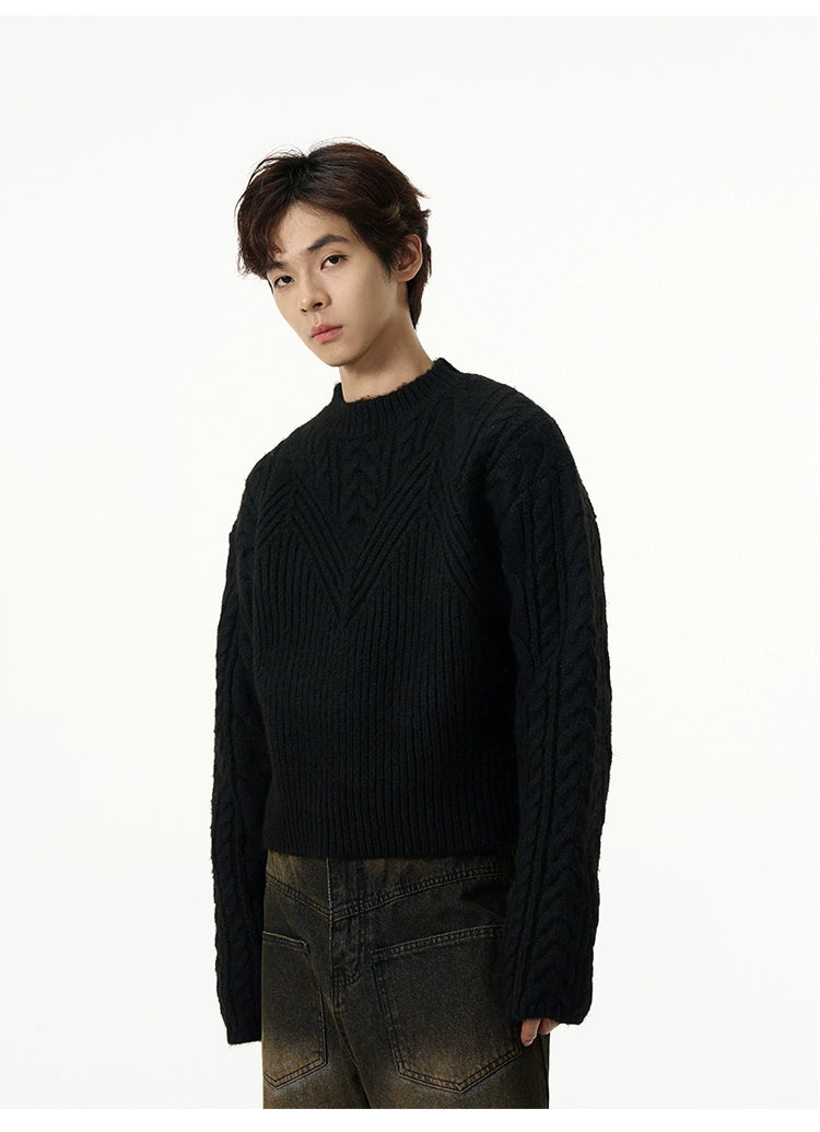 Full Cable Knit Sweater
