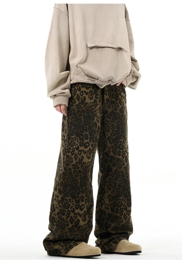 Madwitch Savage Chic Leopard Wide-Bein-Hosen