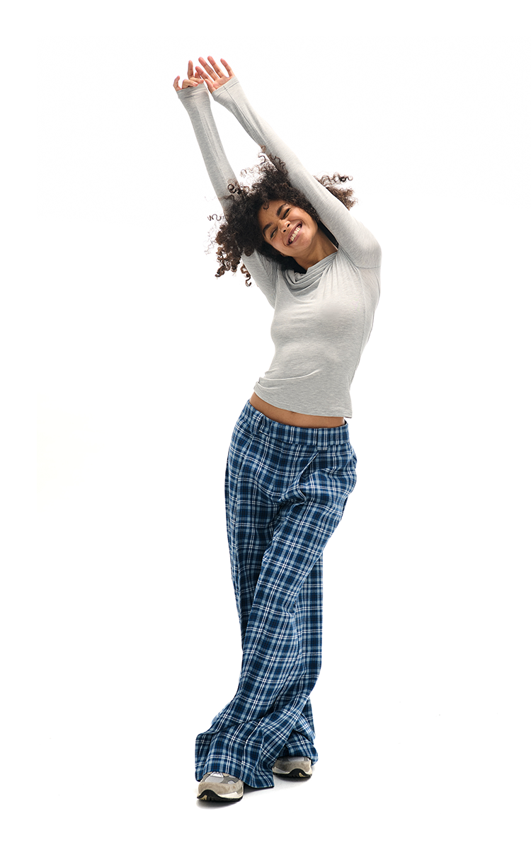 Décolleté asymétrique à manches longues