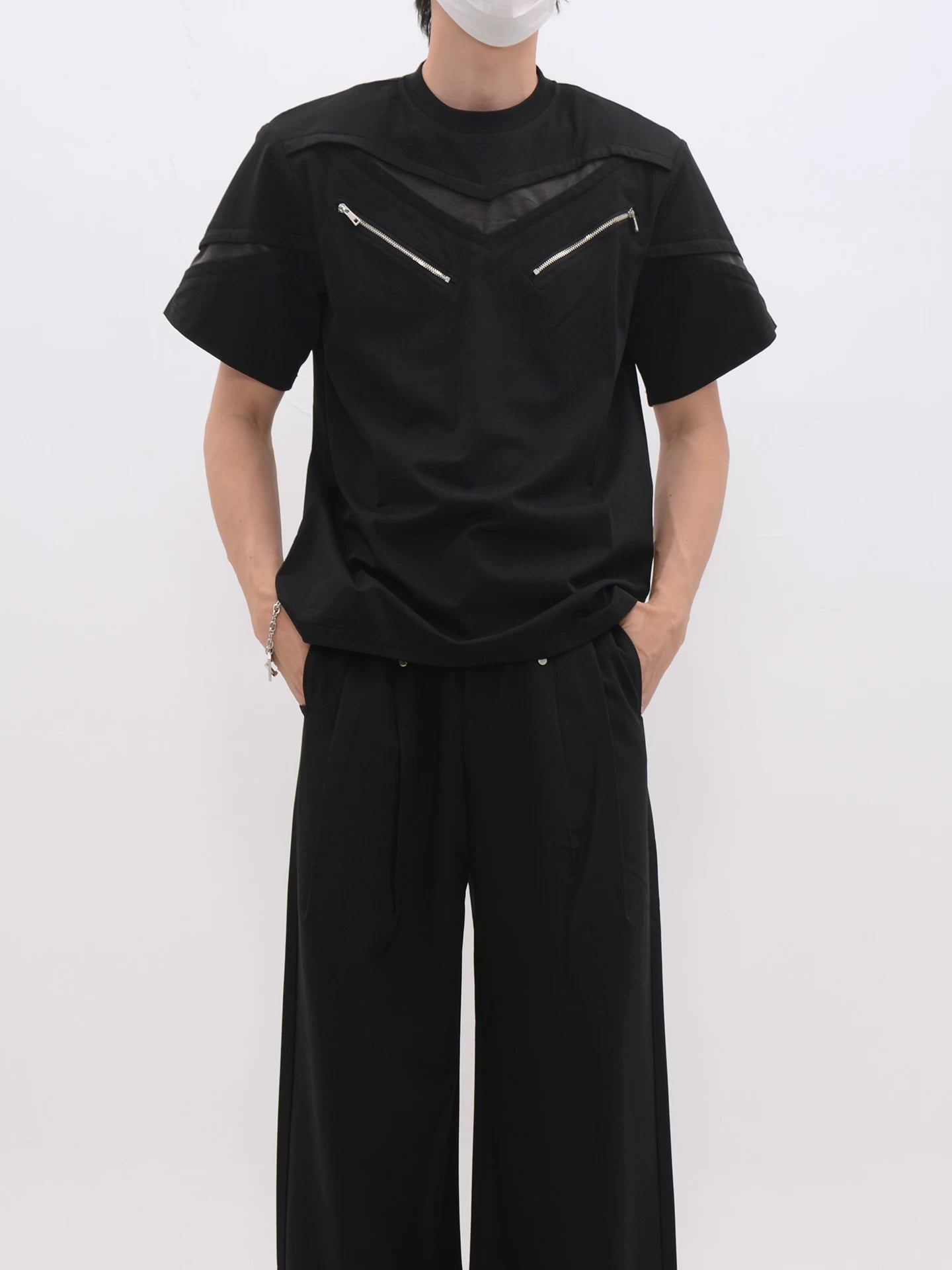 Vector Zip Panel Tee