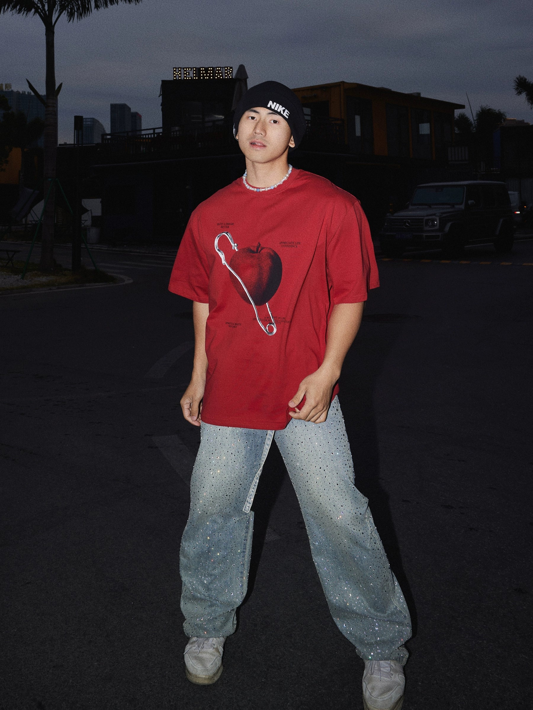 Graphic Safety Pin T-Shirt