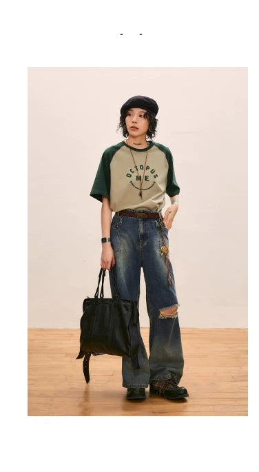 Octopusme Raglan Tee