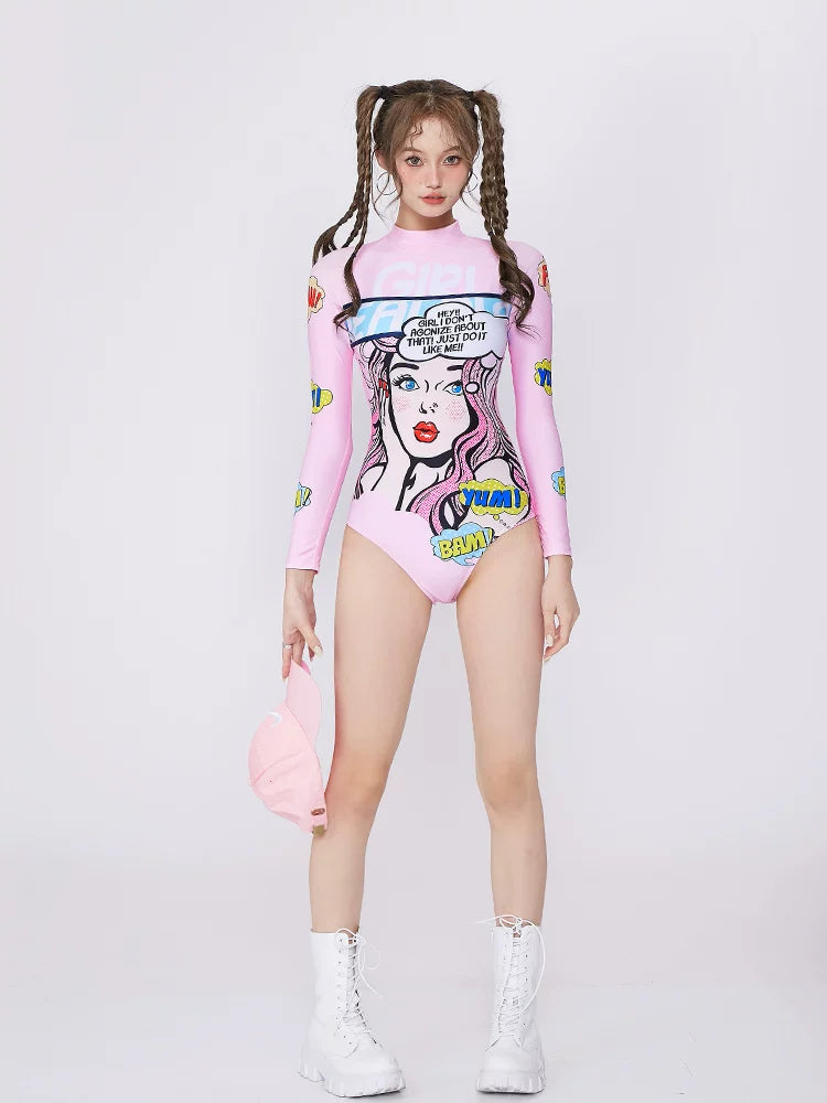 Bubble Pop Comic Surf Suit