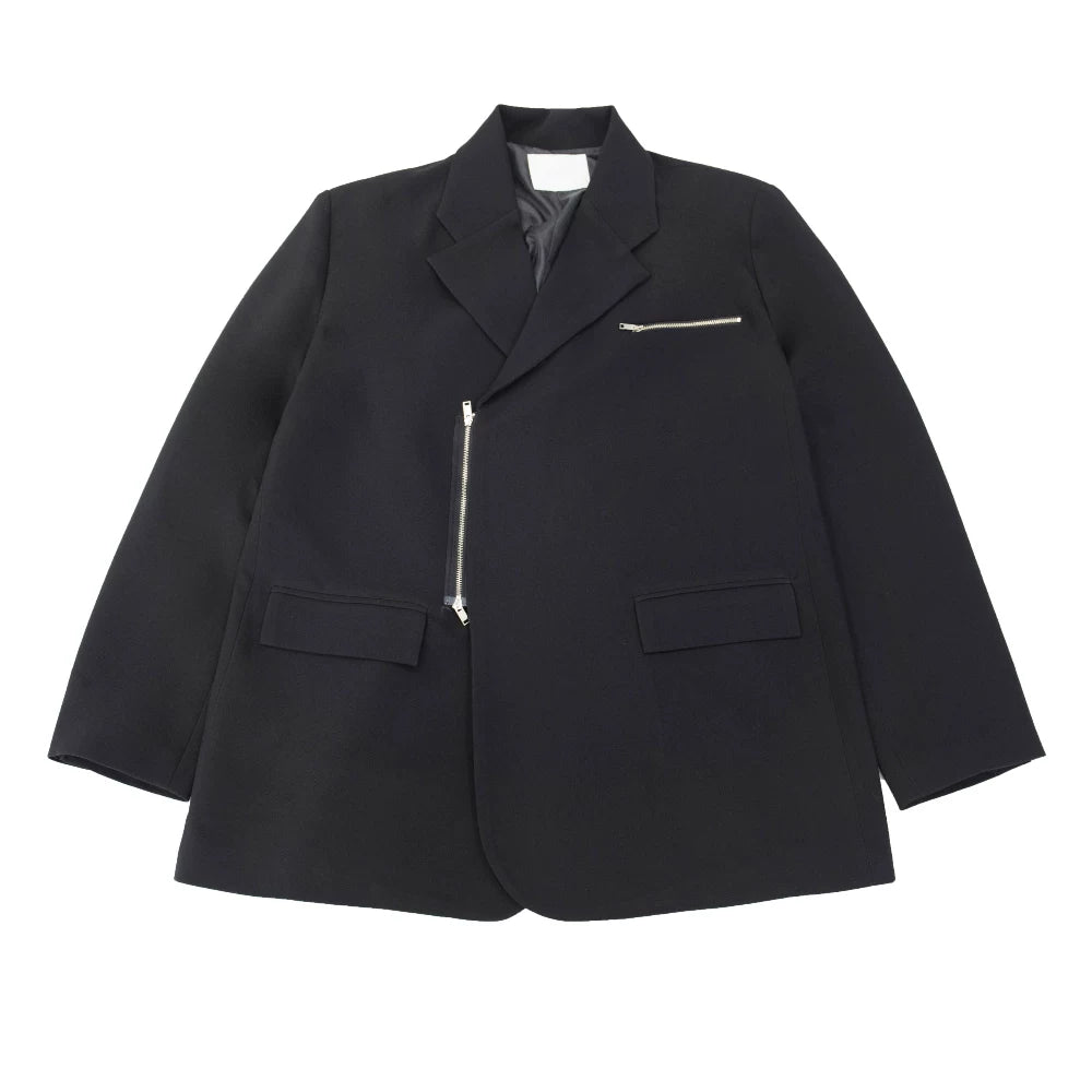 Slate Axis Zip Blazer