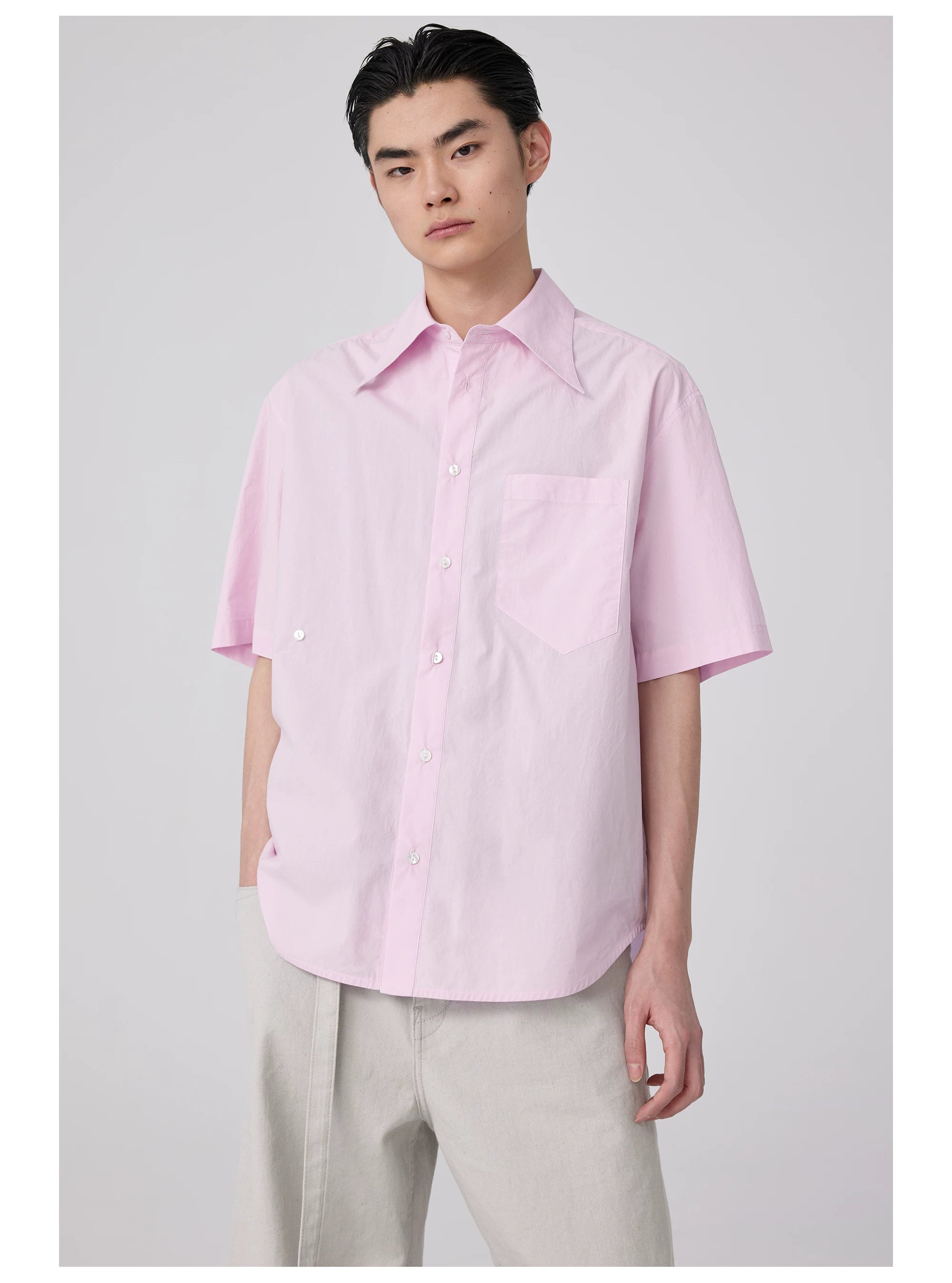Skydrift Boxy Poplin Shirt