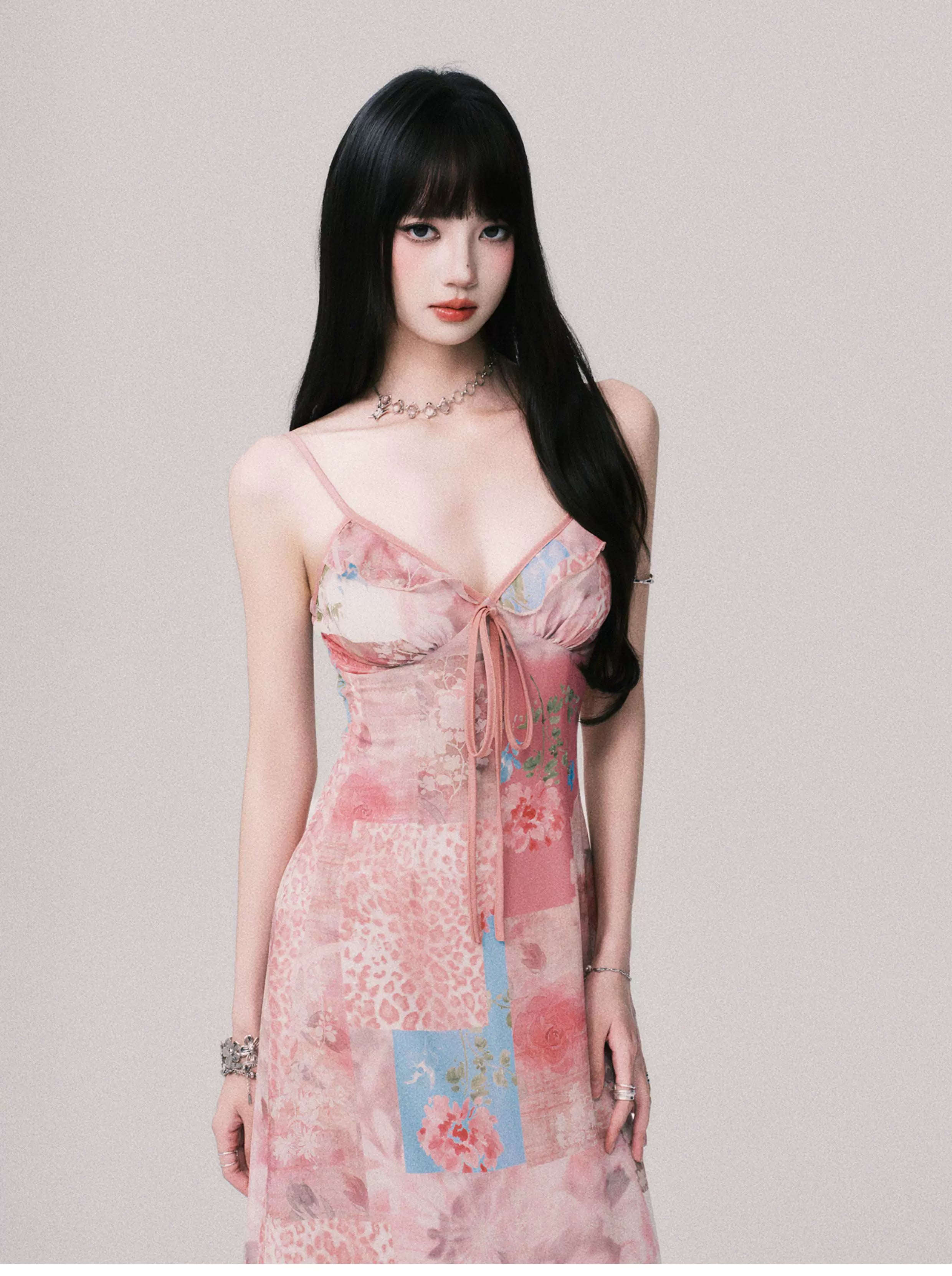 Rose Mosaic Daydream Maxi Dress