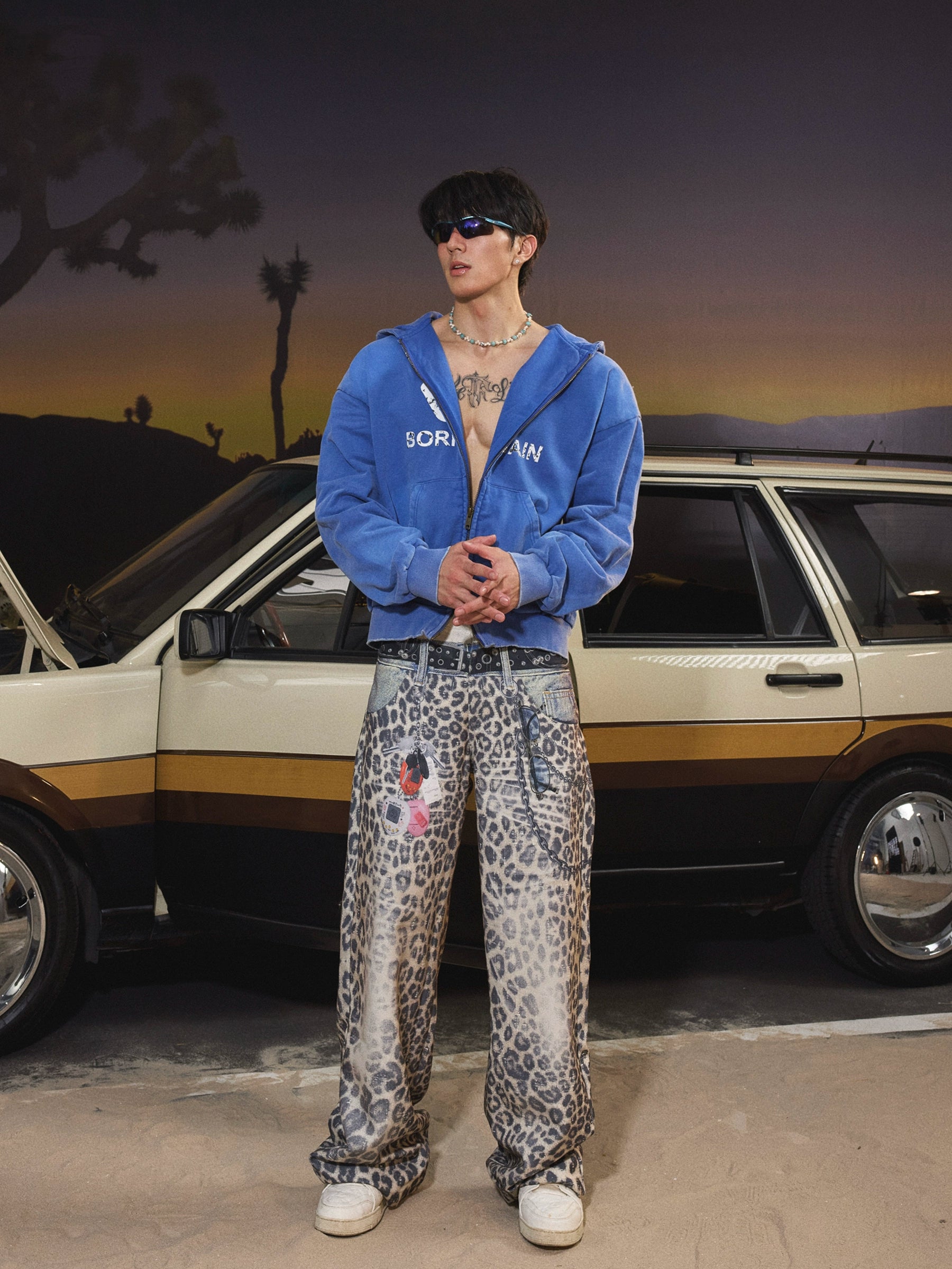 Vintage Born Again Zip Hoodie