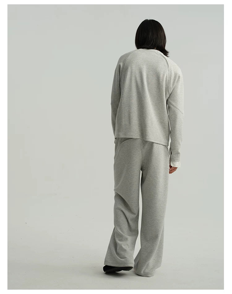 Panelled Crewneck Sweatshirt