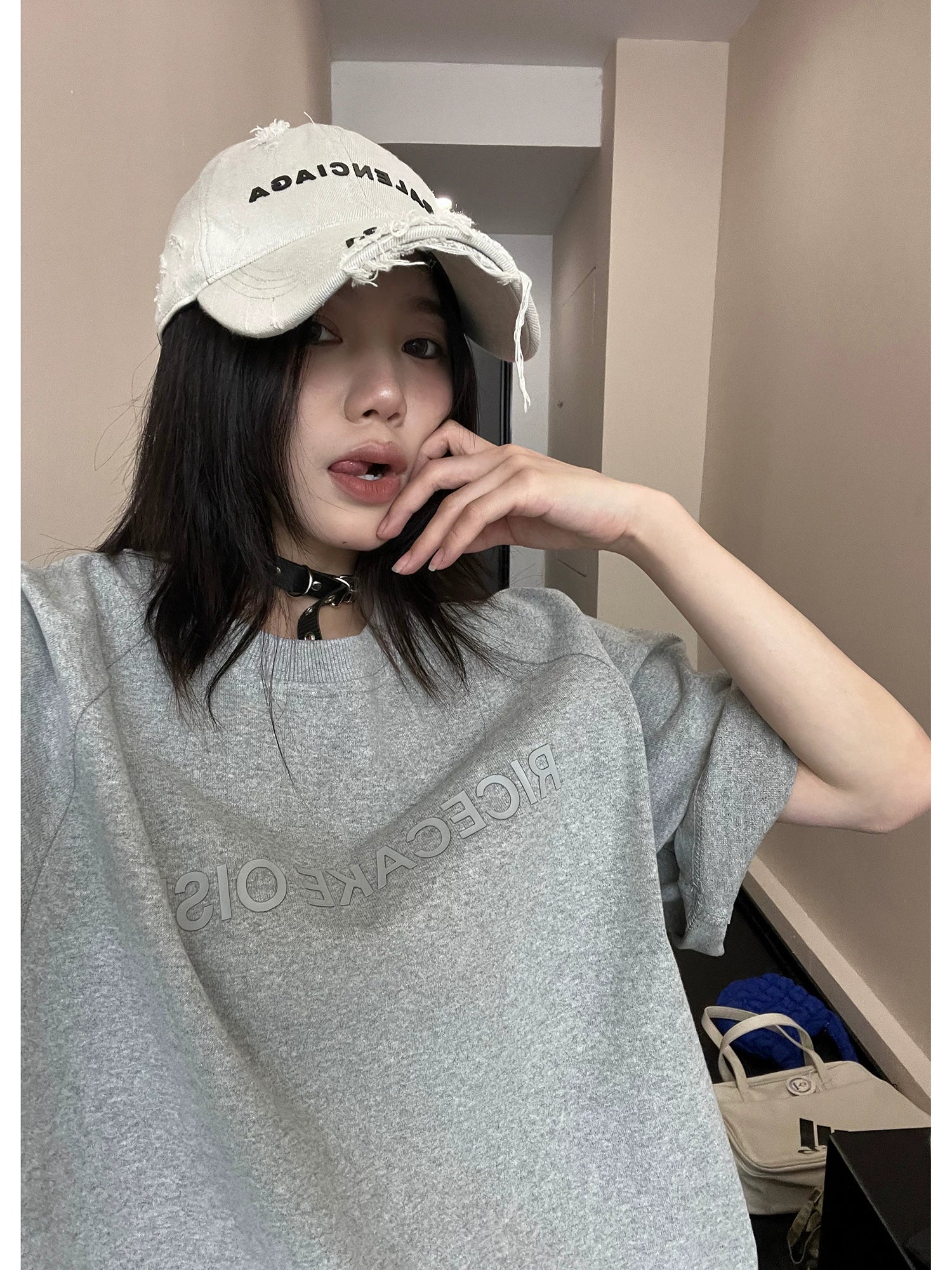 Frosted Logo Heather Tee