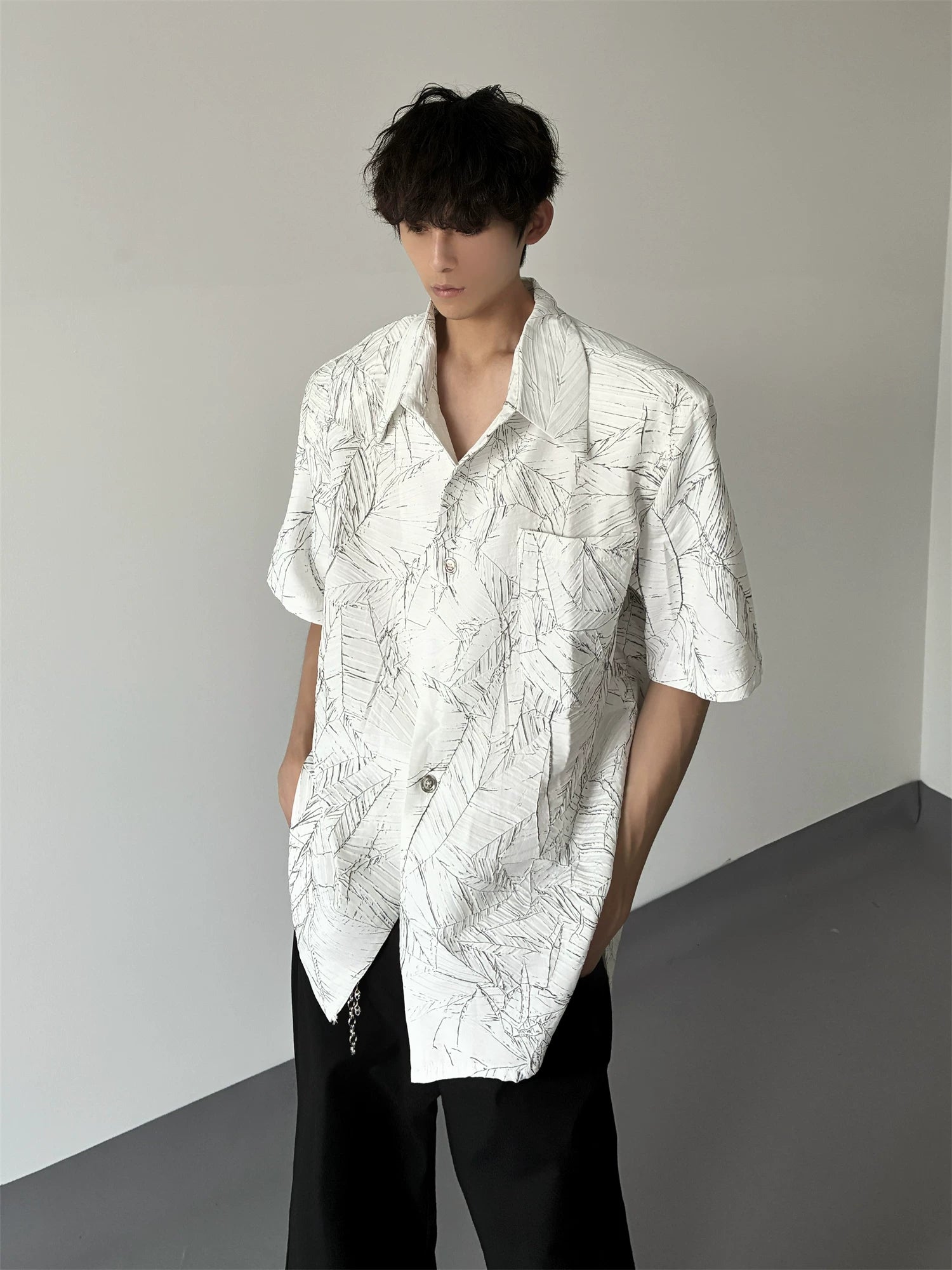 Frost Etch Oversize Shirt