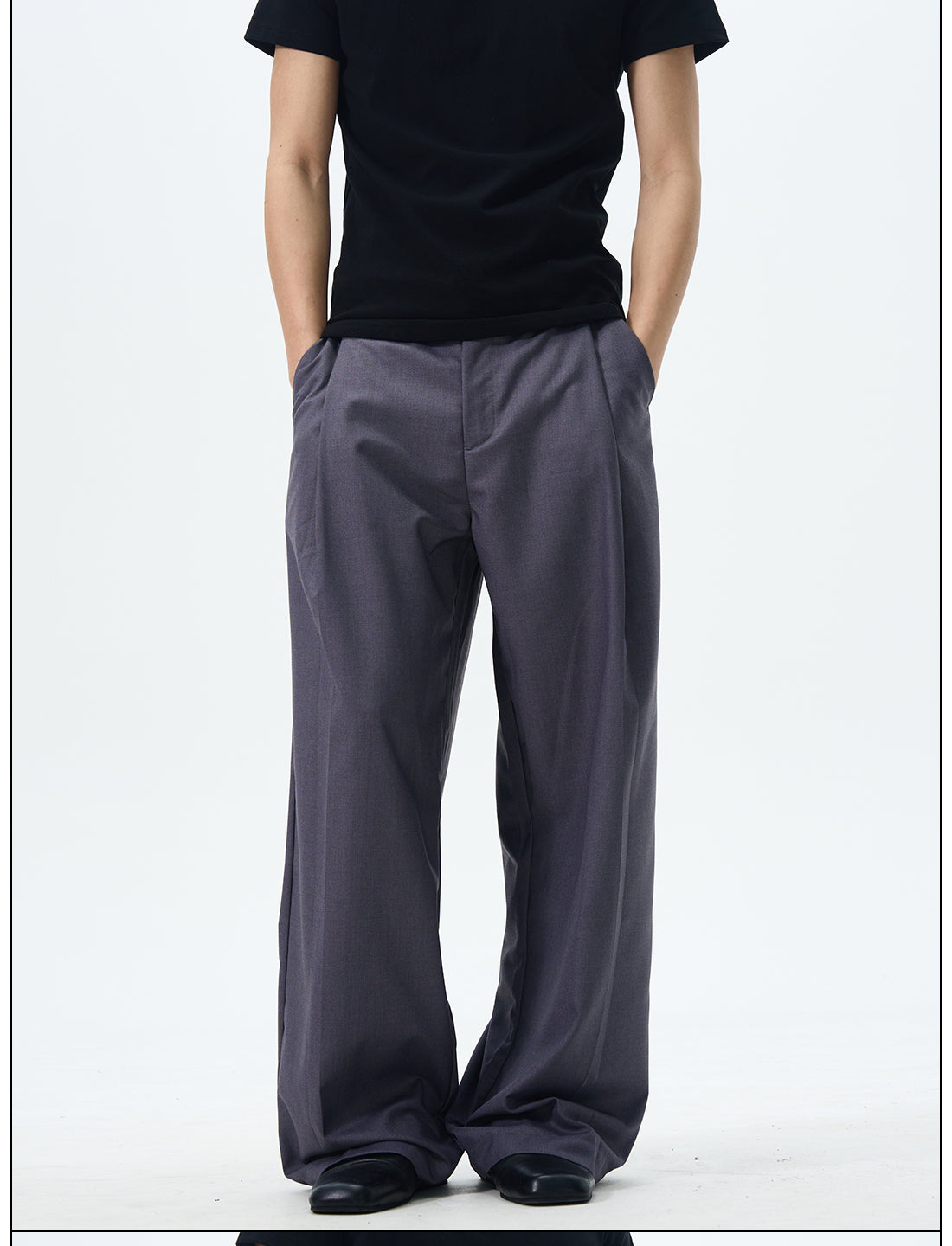 Pleated Wide Leg Dress Pants