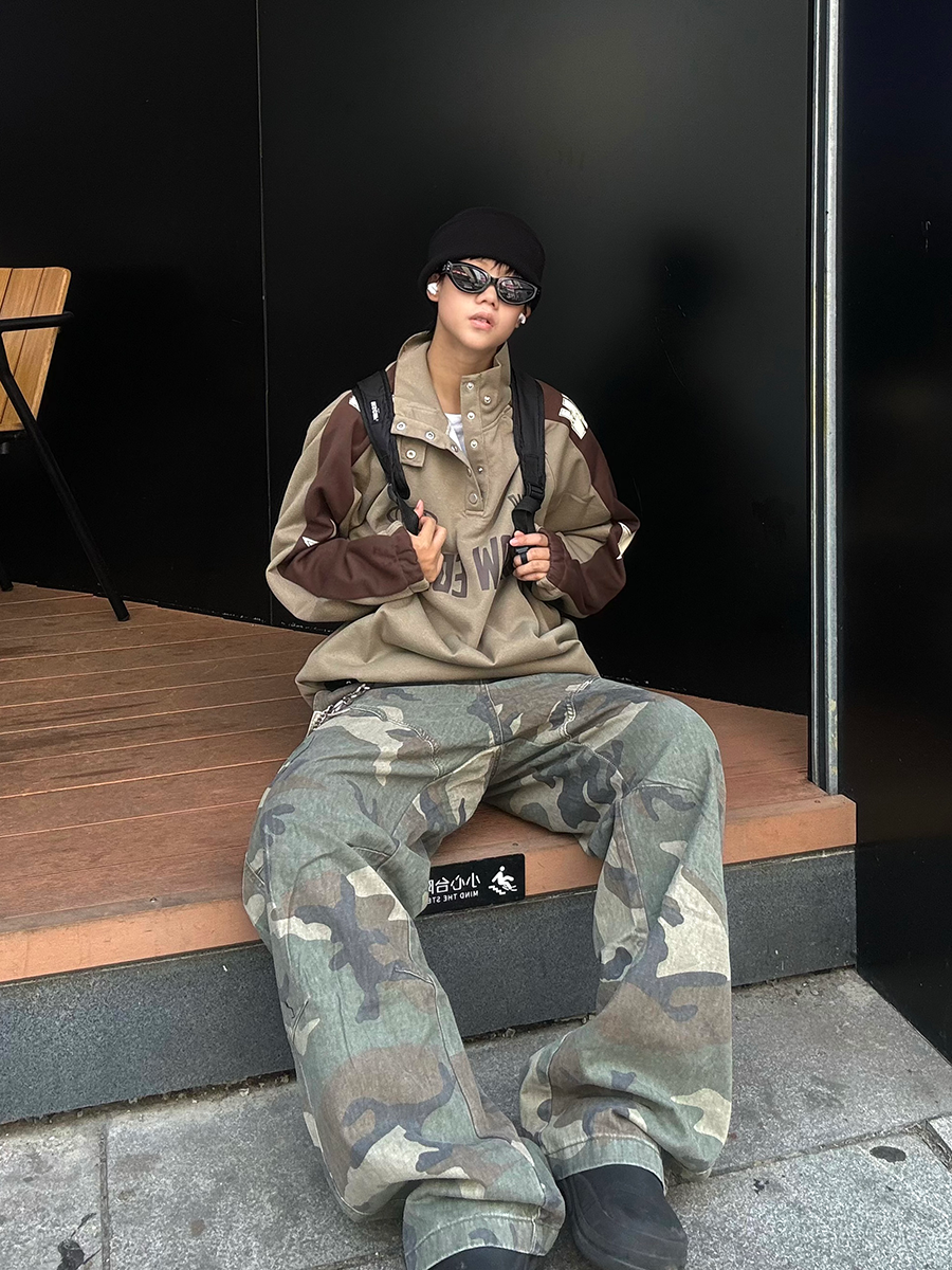 Varsity Star Quarter-Snap Sweatshirt