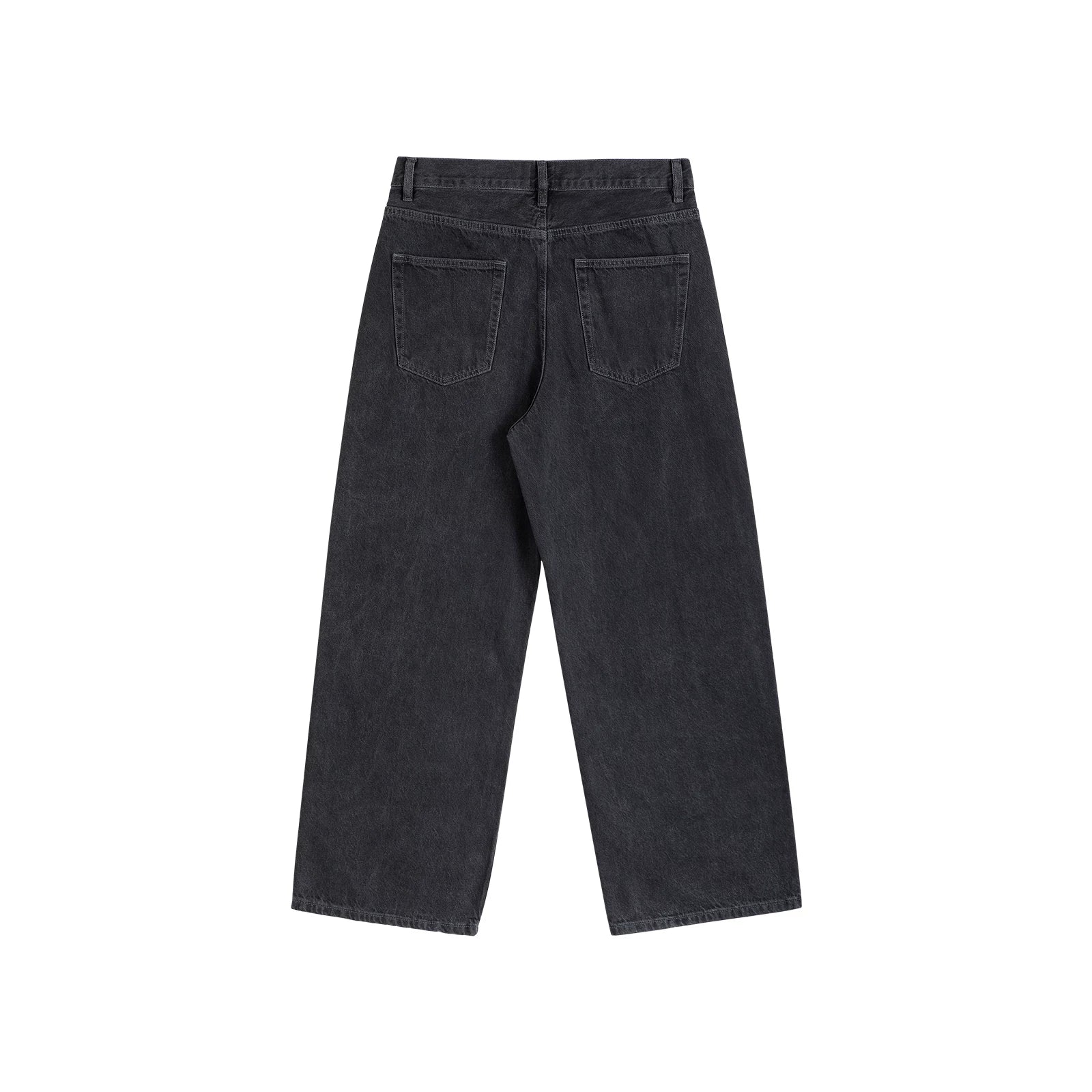 Coal Fade Wide-Leg Denim Pants