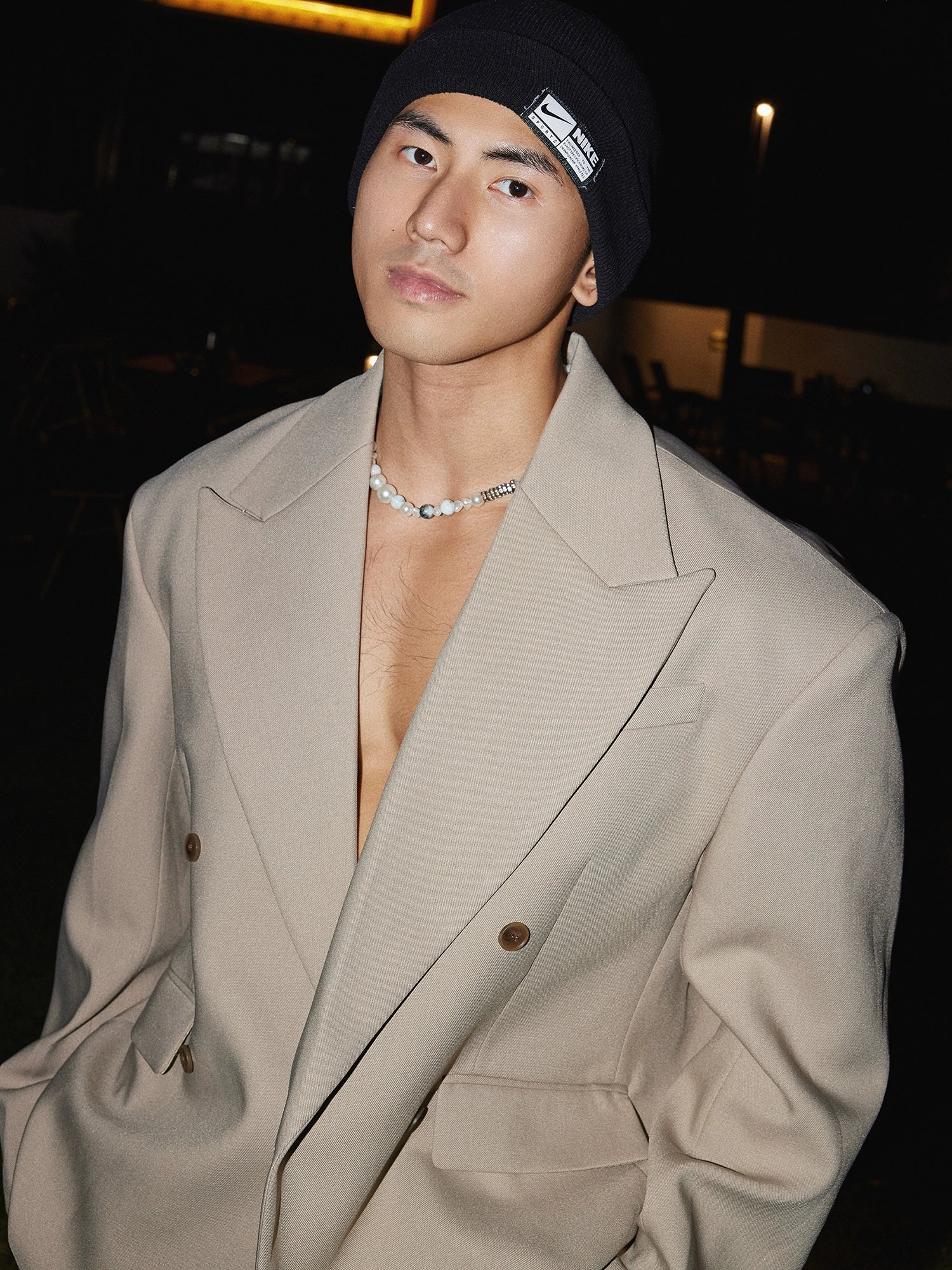 Oversized Double-Breasted Blazer