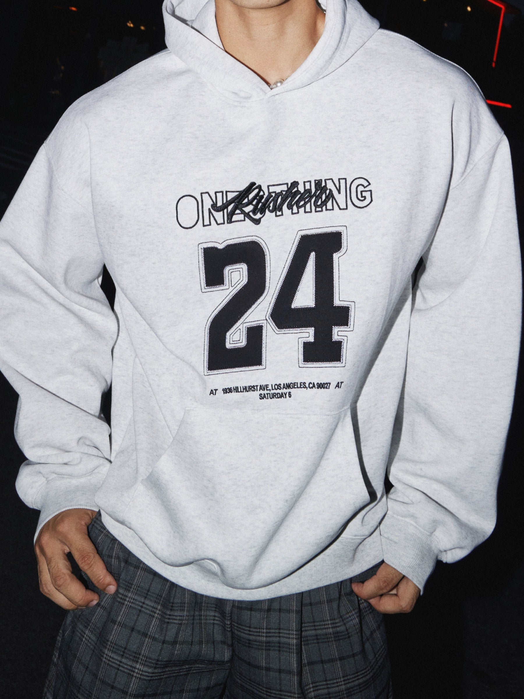 Varsity Number 24 Graphic Hoodie