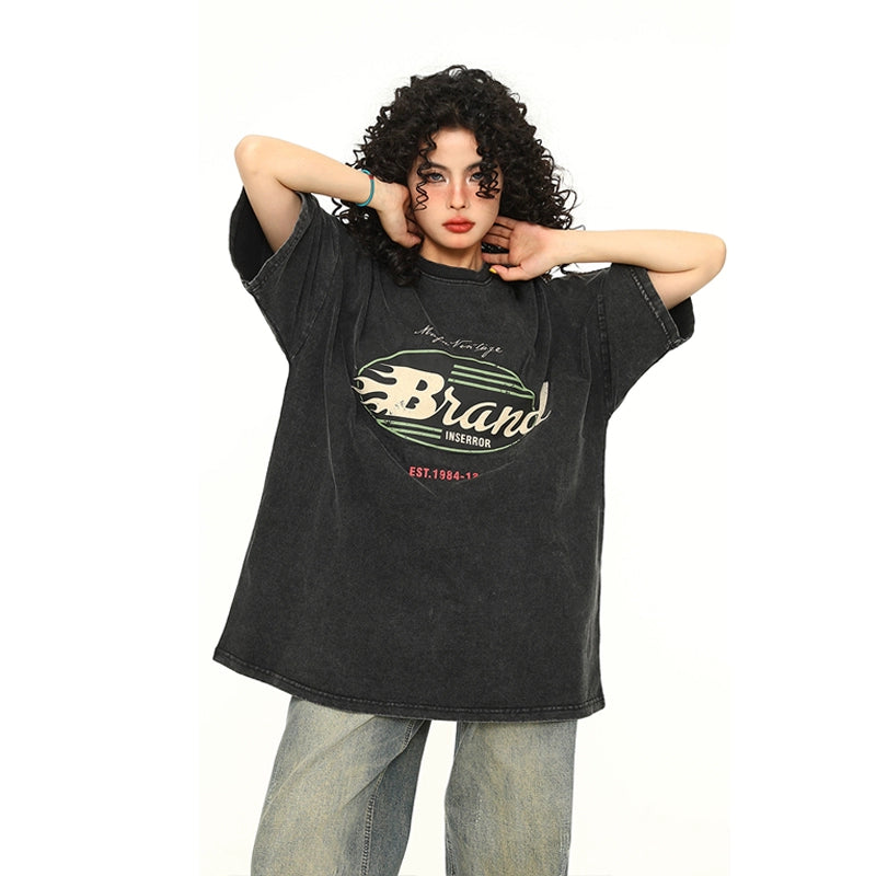 Retro Flame Logo Tee