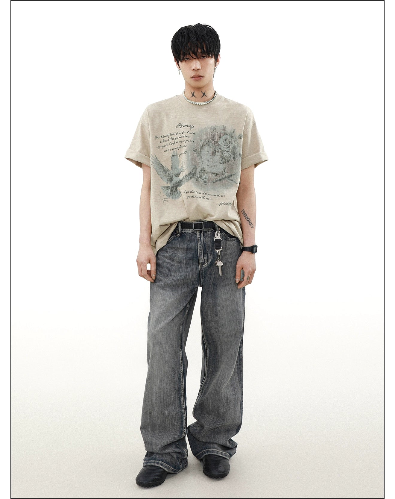 Faded Memory Dove Graphic Tee