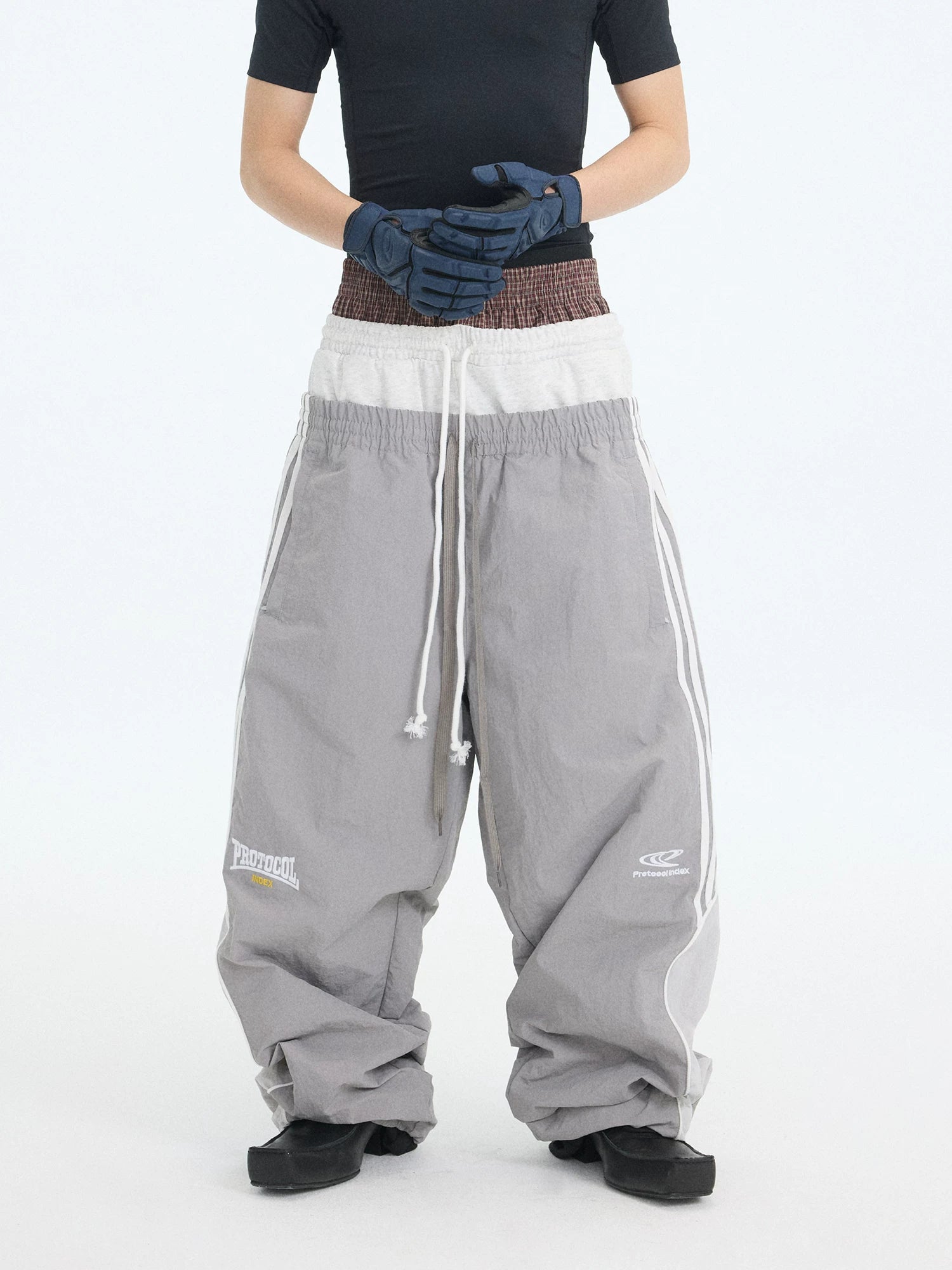 Protocol Double-Waist Rally Track Pants
