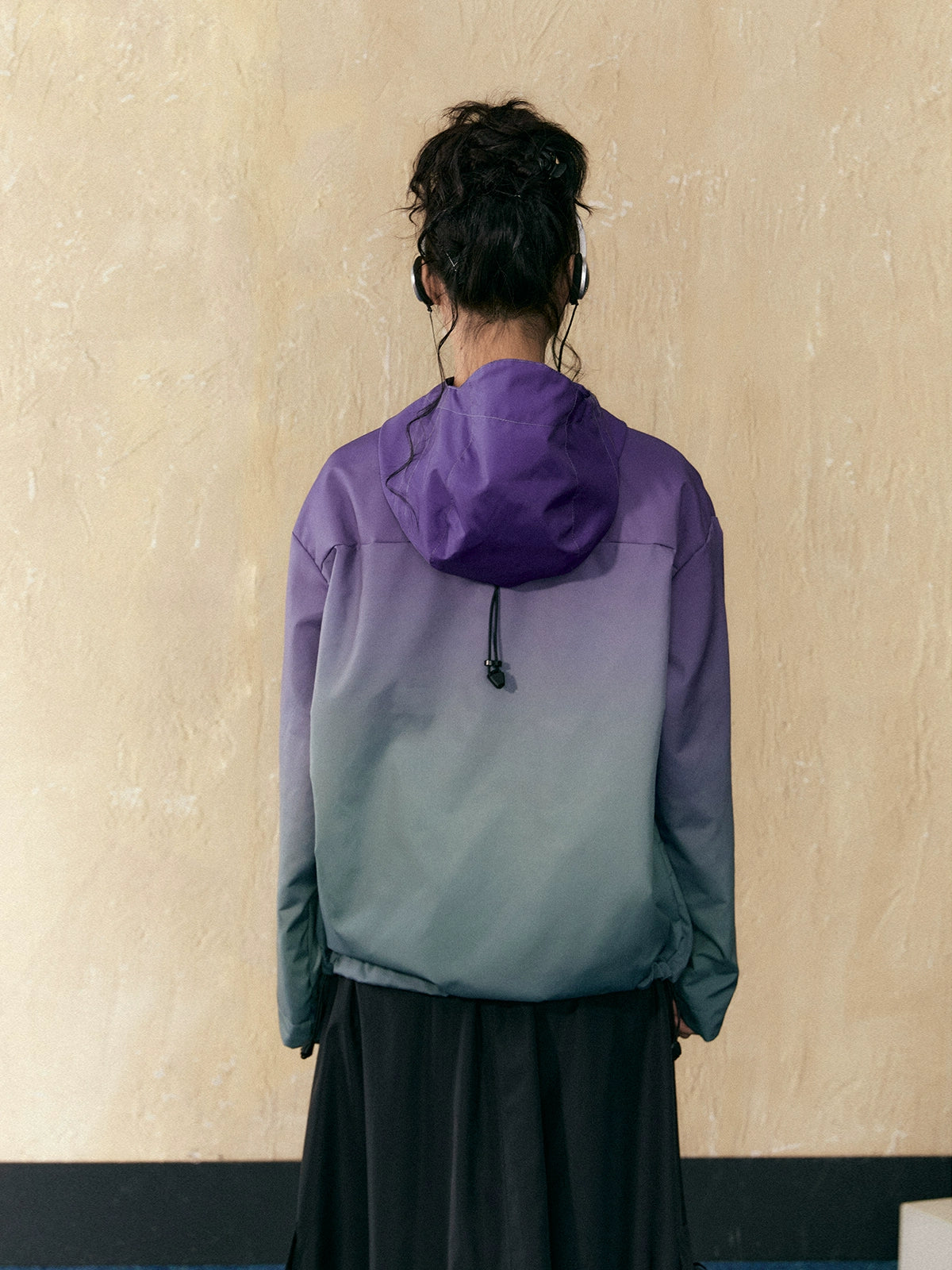 Gradient Windbreaker Jacket