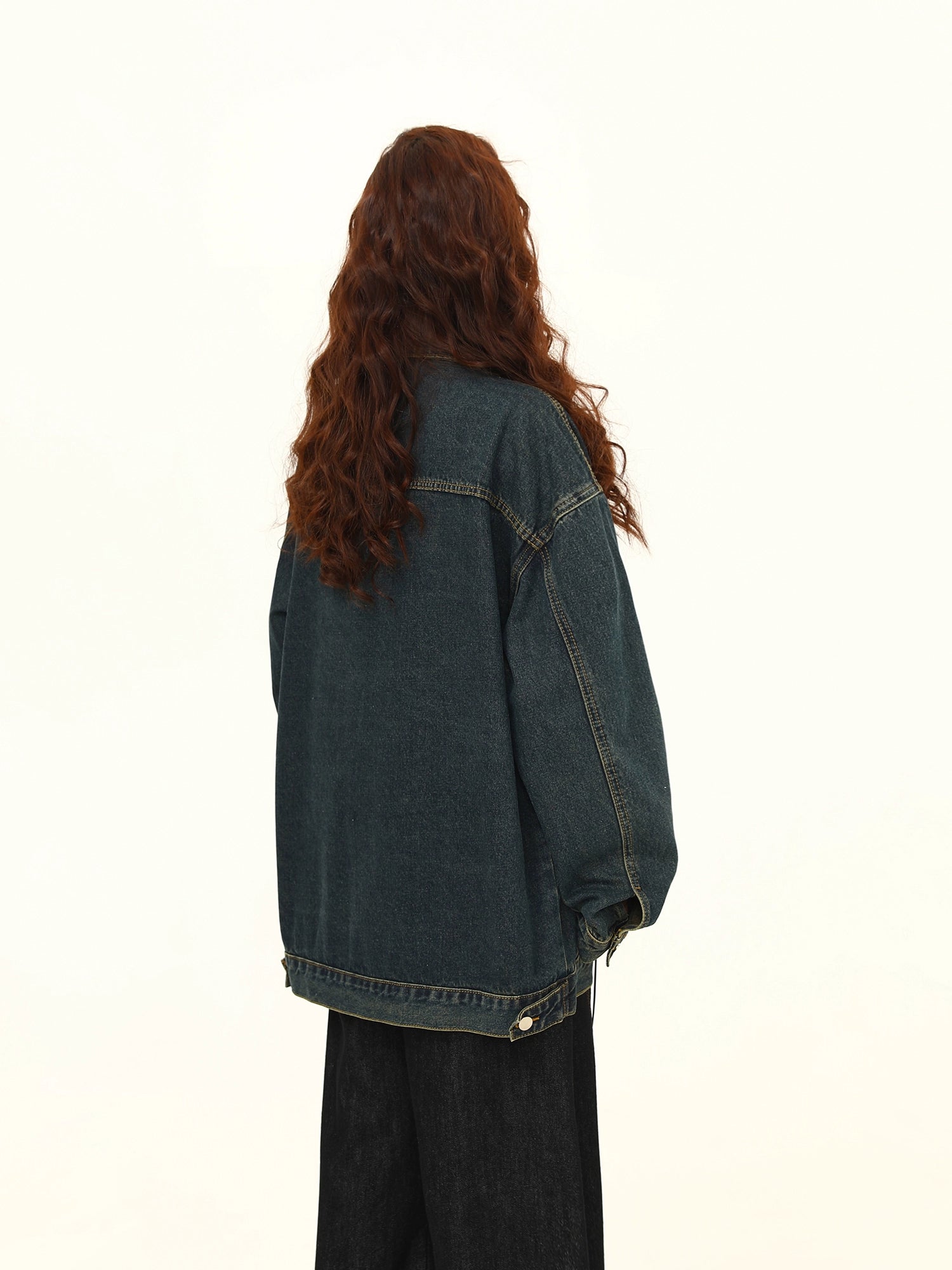 Urban Fade Oversized Denim Jacket