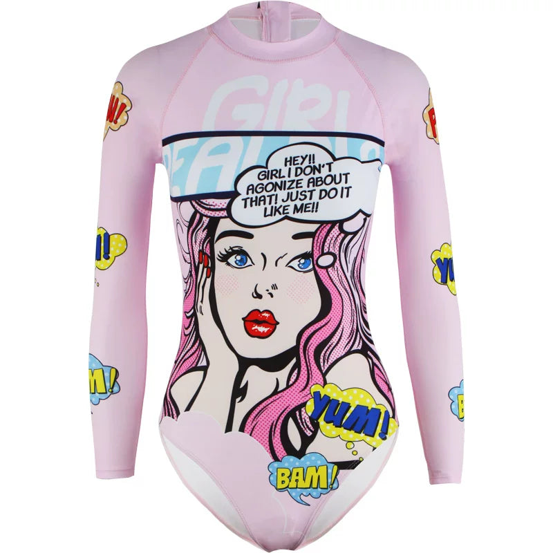 Bubble Pop Comic Surf Suit