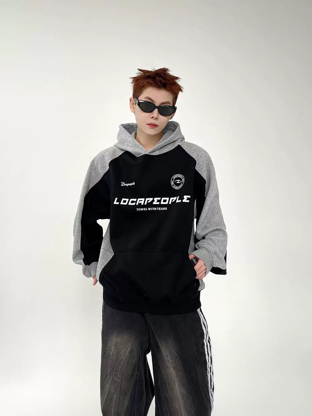 LocaPeople Panel Fleece Hoodie