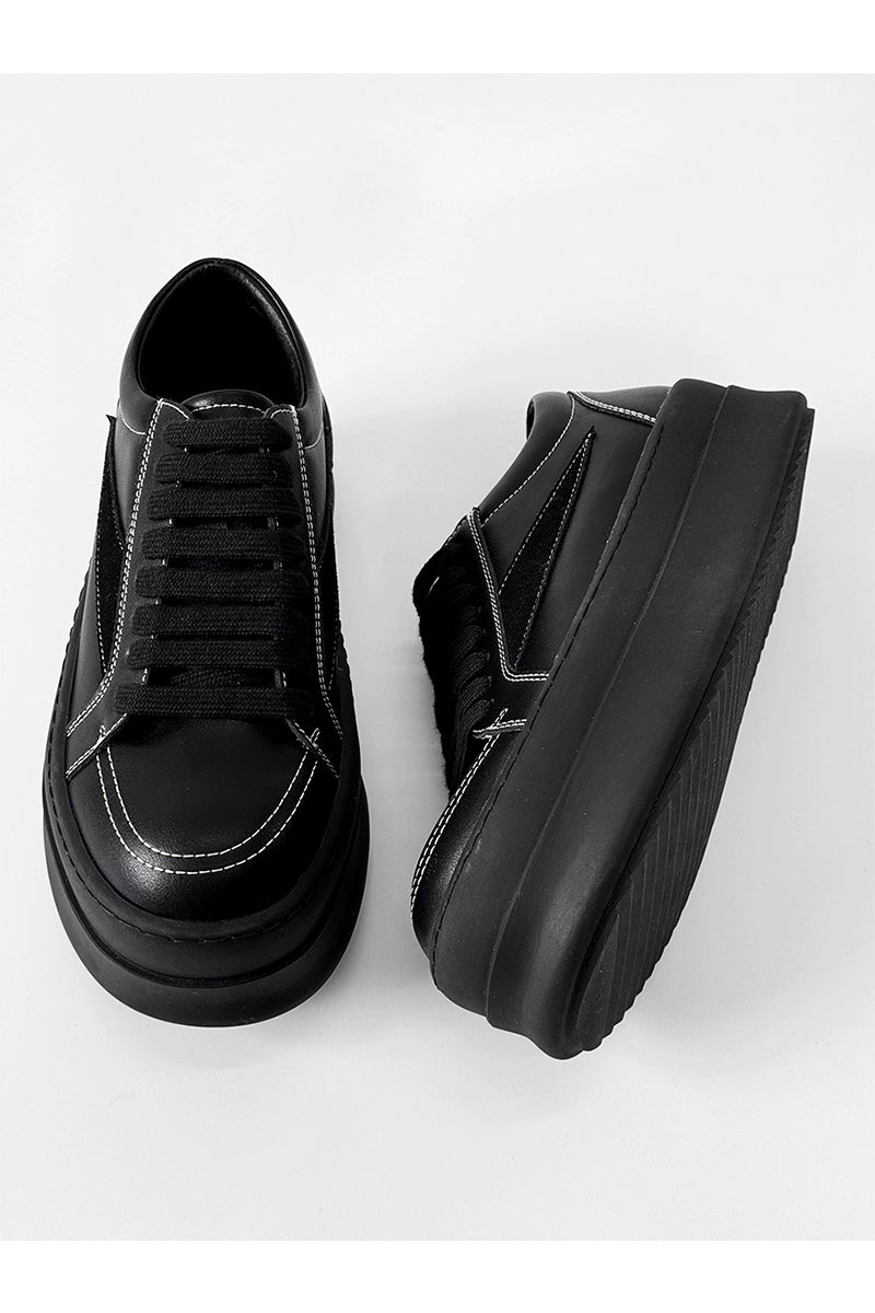 Chunky Elevated Sole Platform Sneakers