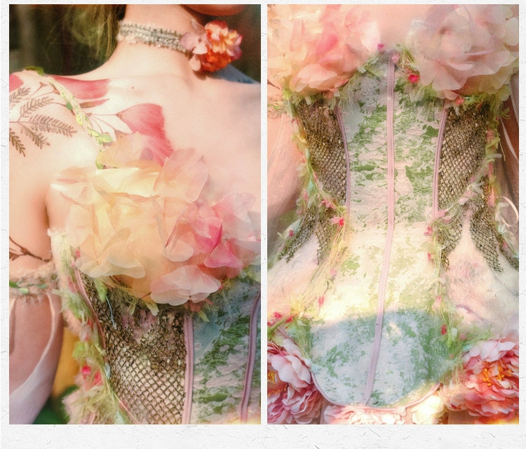 Garden Fairy Floral Dress Set