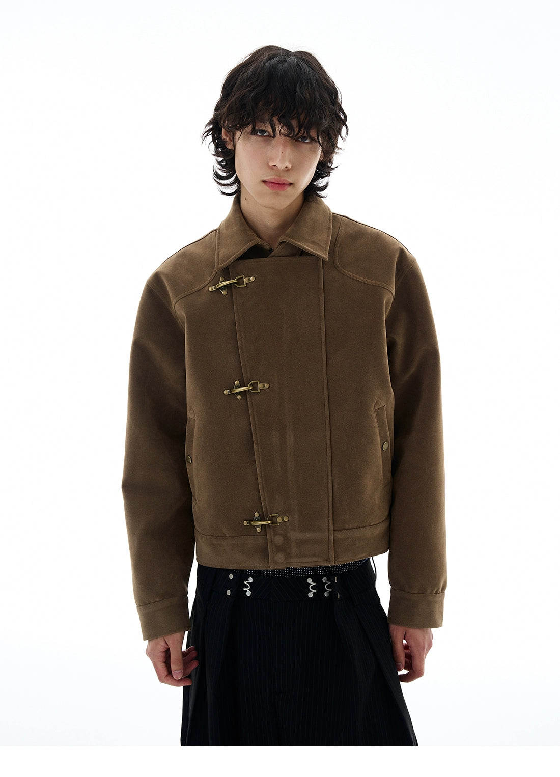 Midnight Espresso Toggle Jacket