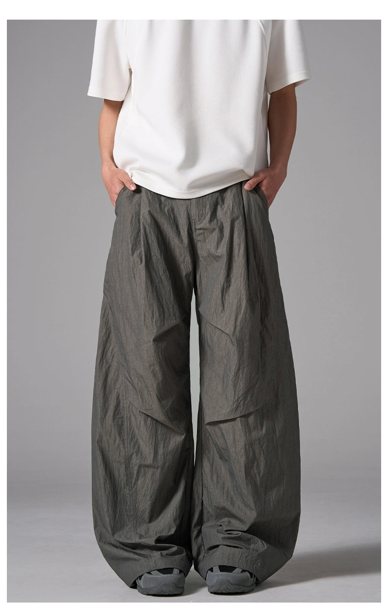 Nimbus Drift Crinkle Wide Pants