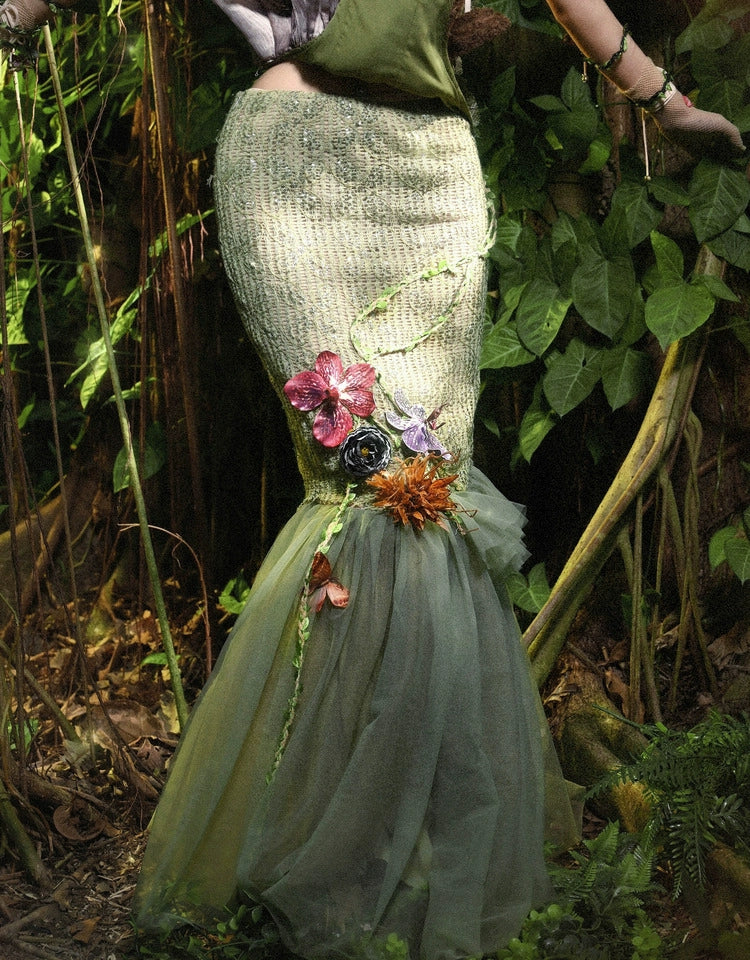 Woodland Fairy Mermaid Skirt