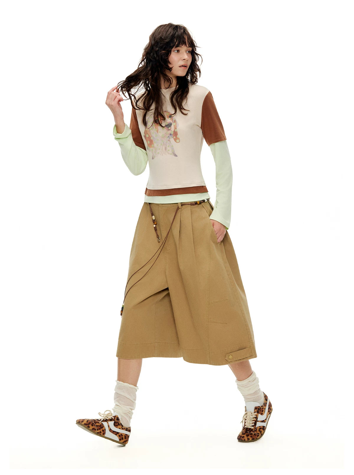 Playground Poet Wide Sailor Culottes