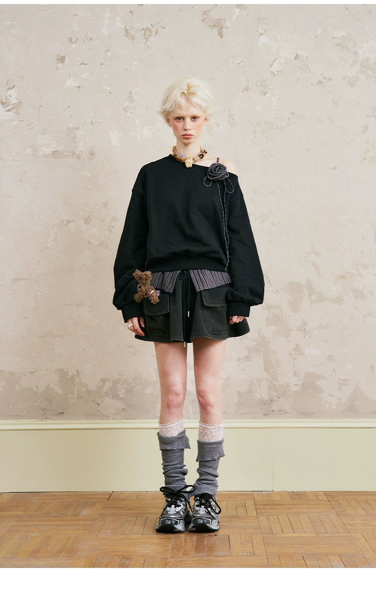 Dreamer Graphic Sweatshirt & Ruffle Skirt Set