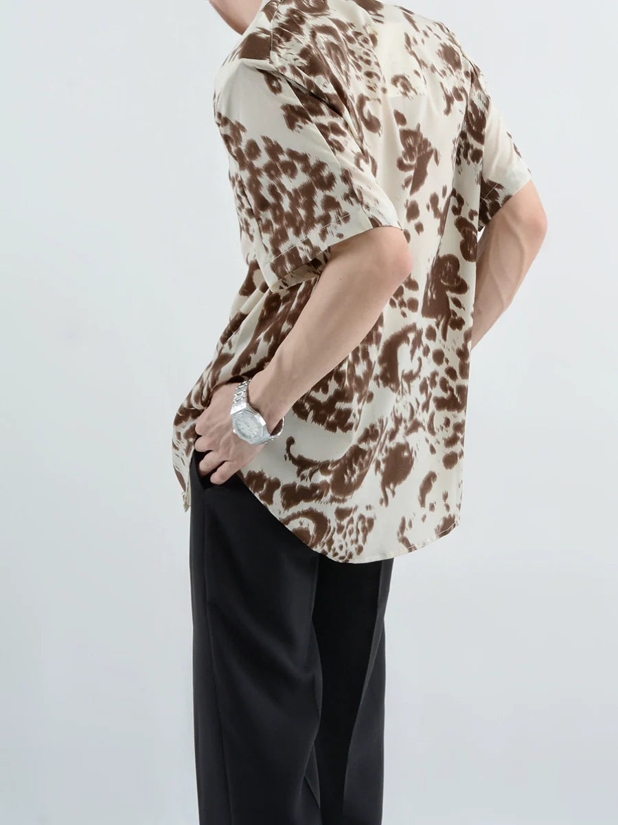 Abstract Short-Sleeve Shirt