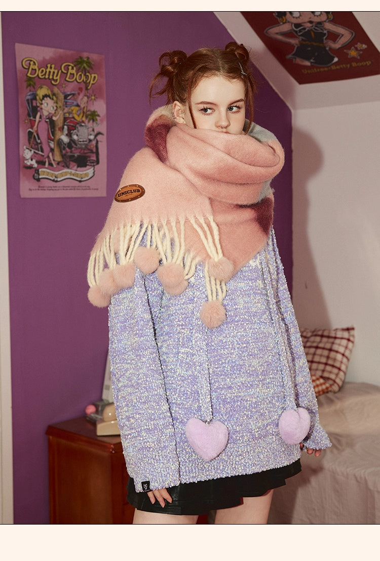 Écharpe colorée de la dopamine