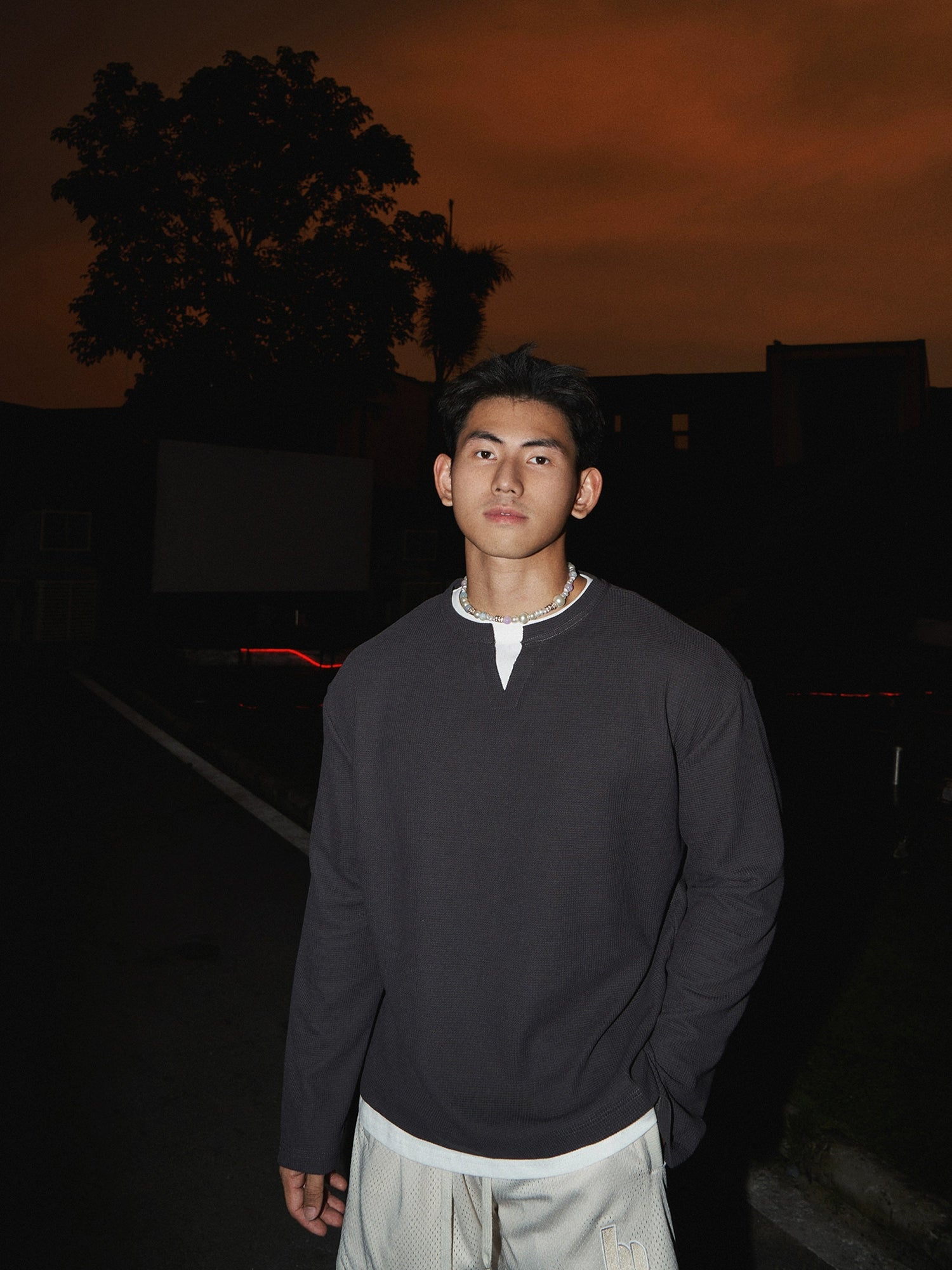 Heather Classic Cotton Sweatshirt