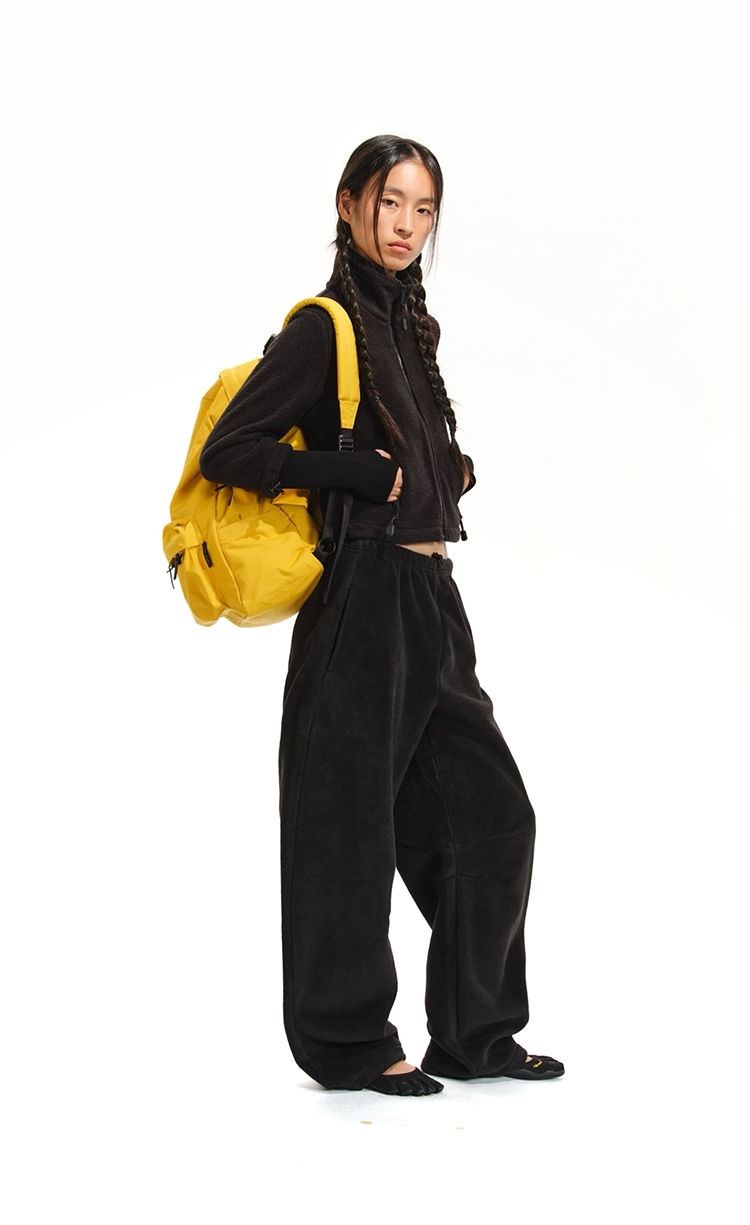 Ensemble de veste chaude et pantalon couteau courbe courte