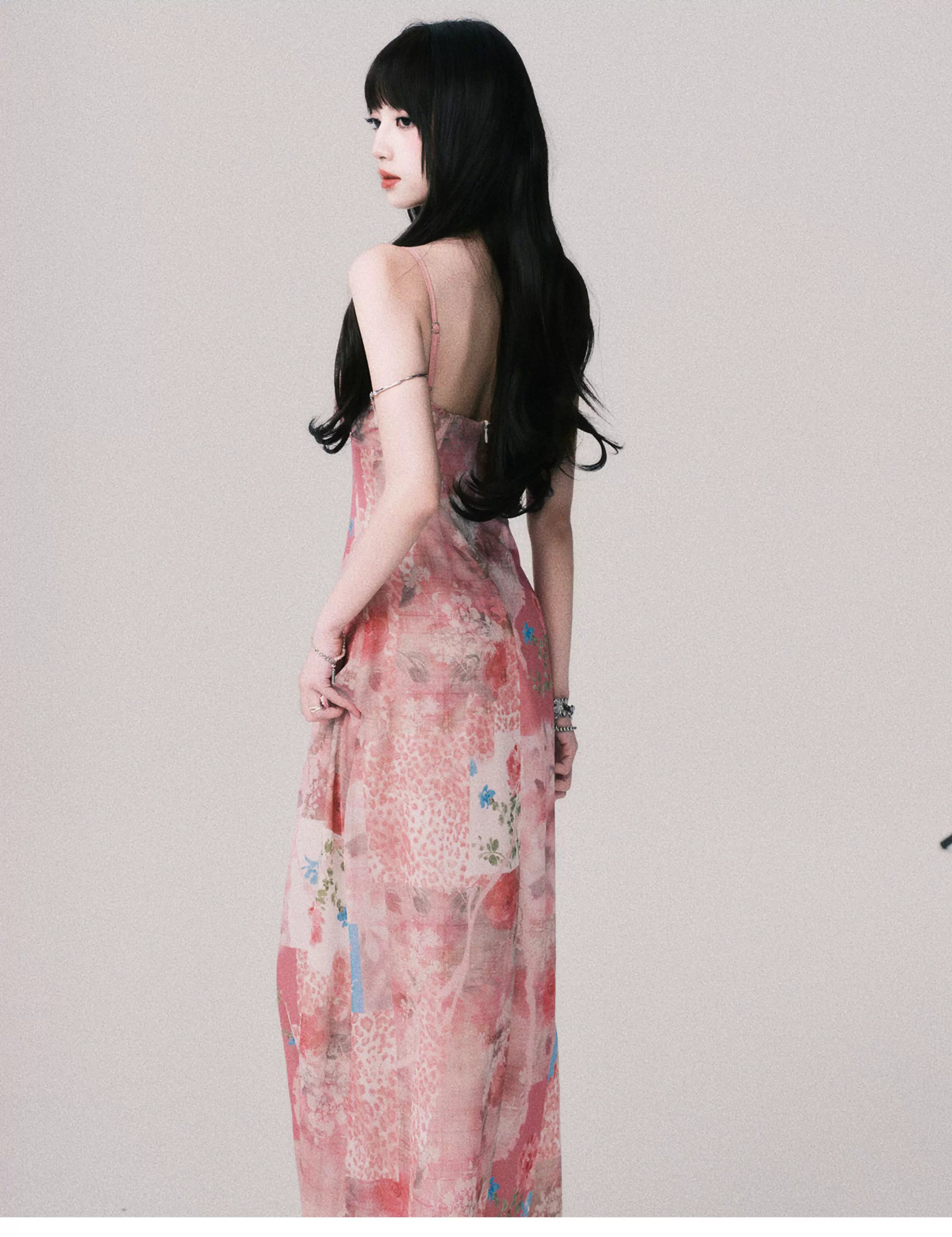 Rose Mosaic Daydream Maxi Dress