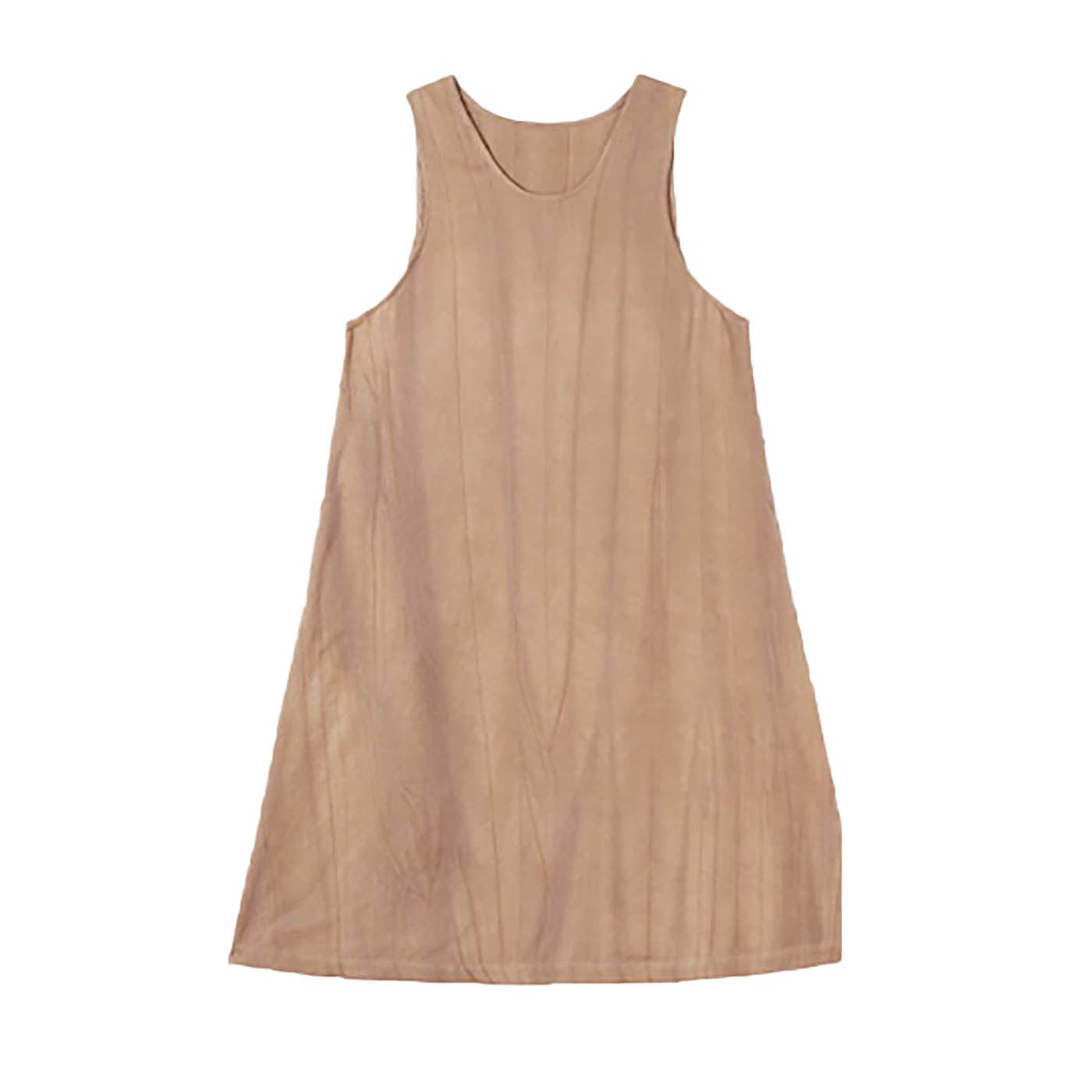 Robe maxi en lin en couches