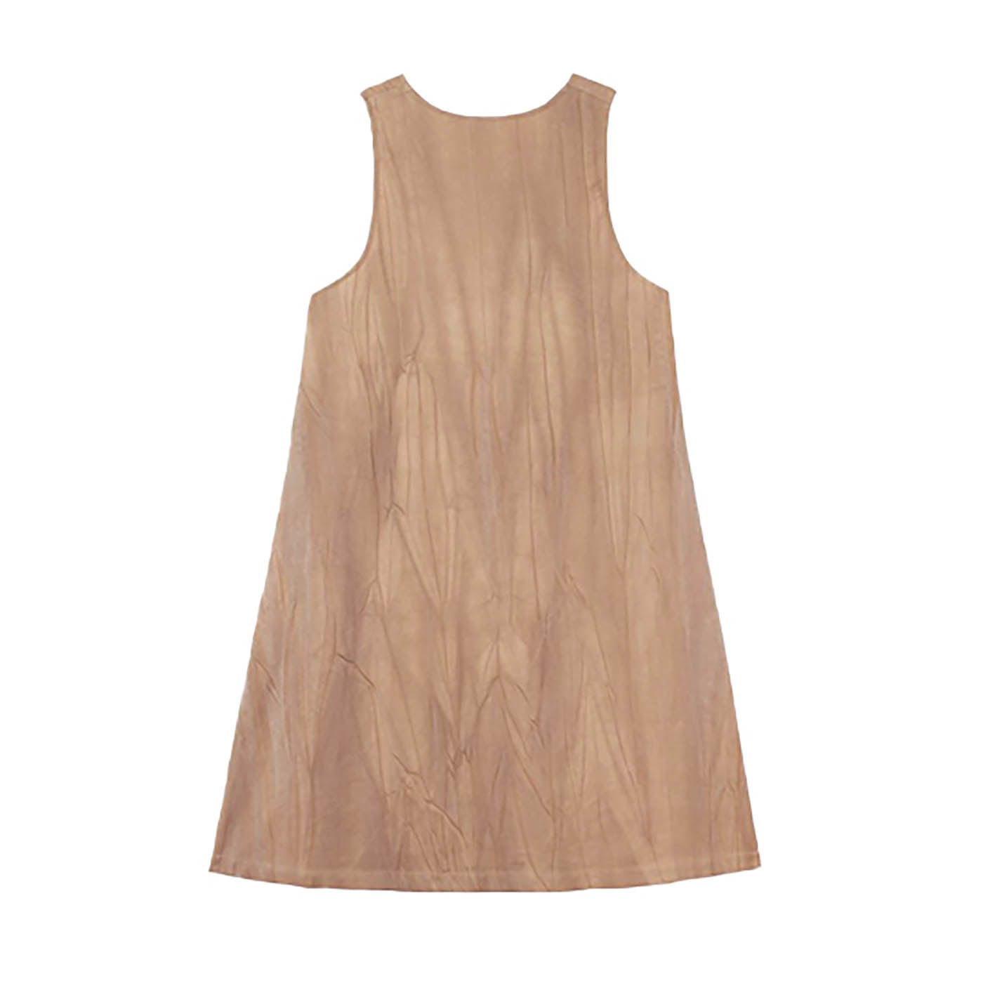 Robe maxi en lin en couches