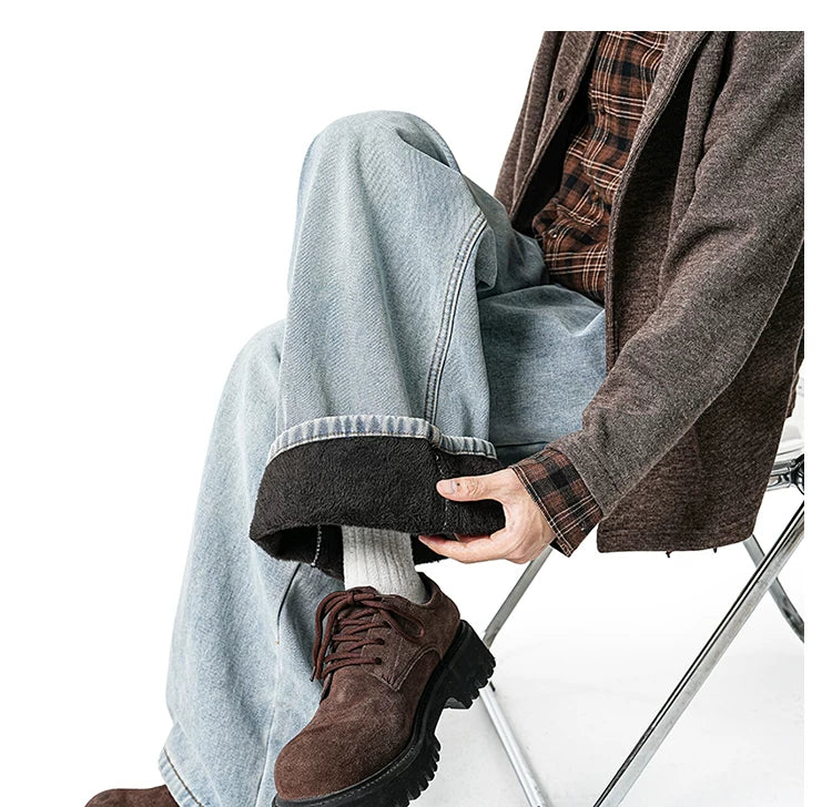 Coal Fade Barrel-Leg Jeans